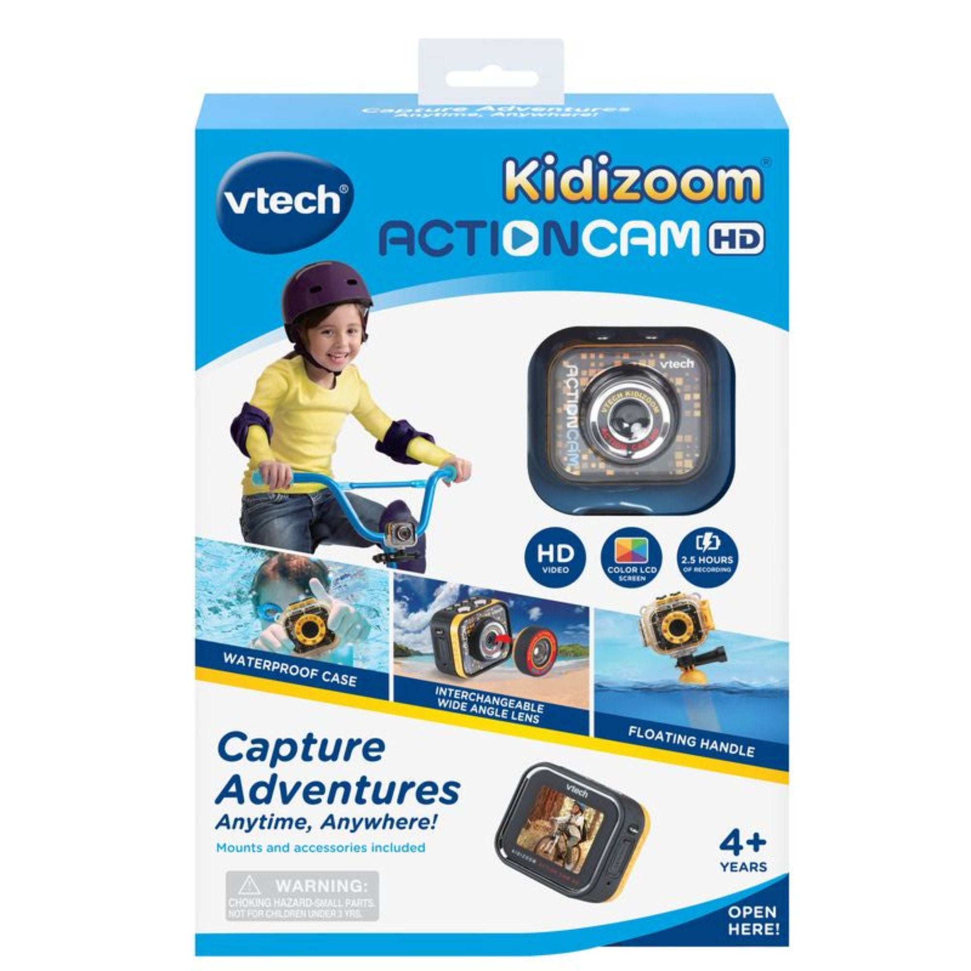 VTech High - Definition Kidizoom Waterproof Action Camera with Accessories