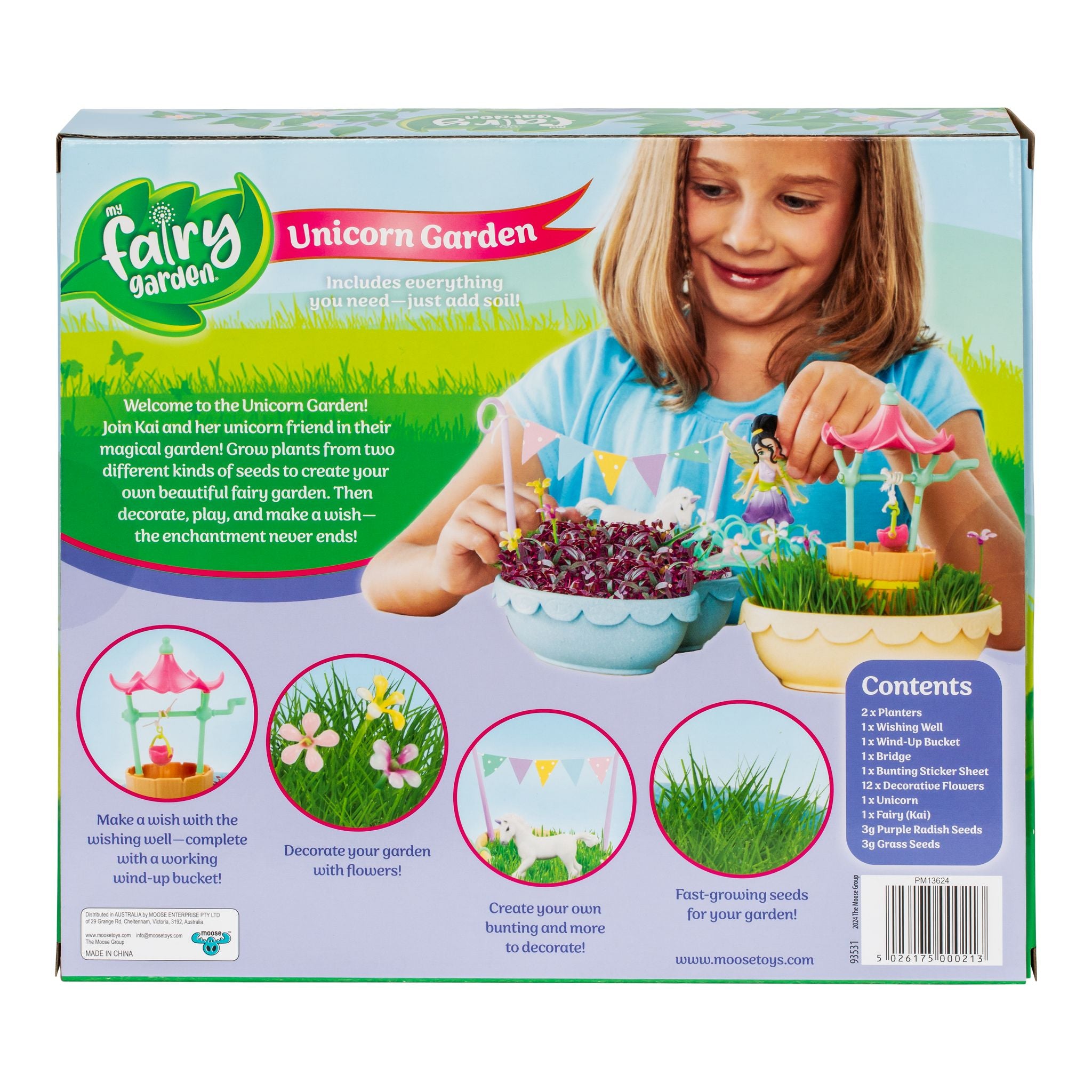 Enchanting Fairy Unicorn Garden Set with Friends for Kids