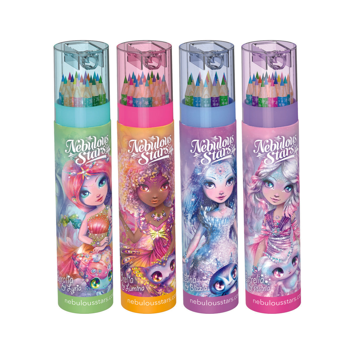Hot! Assorted Nebulous Stars Sketch & Color Pencil Tube
