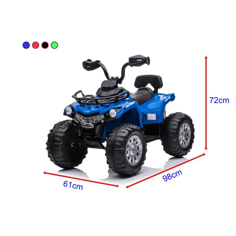 Hot Deal! Go Skitz Red 12V Electric Rover Ride-On Quad Bike