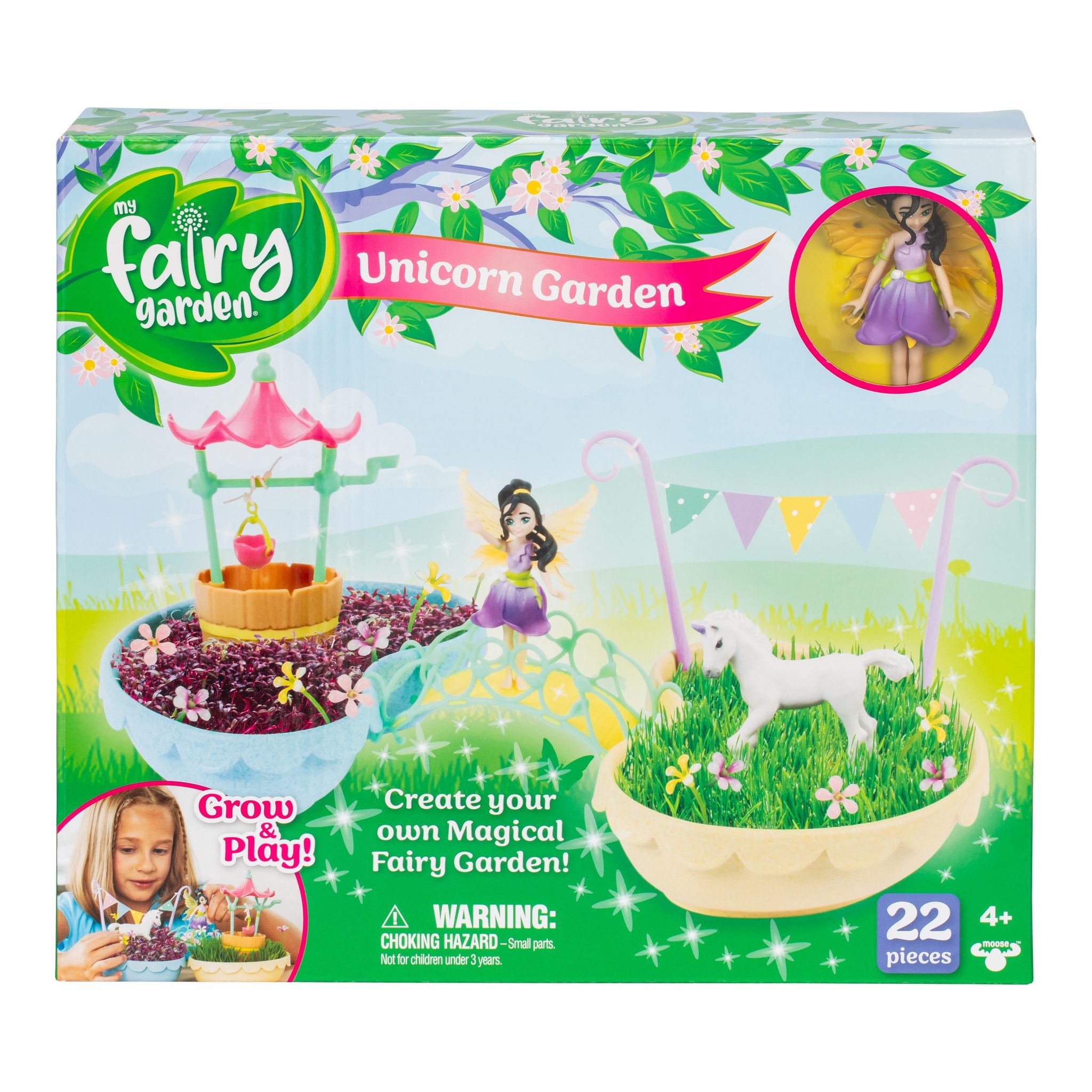 Enchanting Fairy Unicorn Garden Set with Friends for Kids