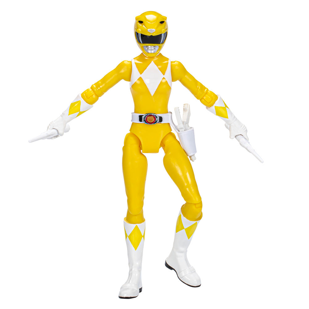 Hot! 6-Inch Power Rangers Mighty Morphin Yellow Ranger Action Figure