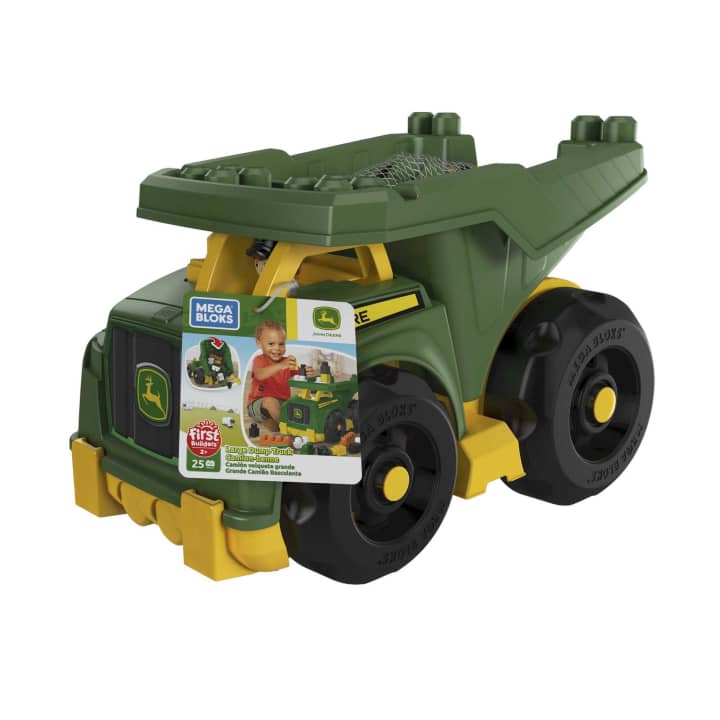 MEGA Bloks John Deere Functional Dump Truck Building Set