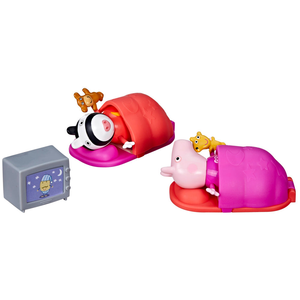 Hot! Peppa Pig Sleepover Party Playset