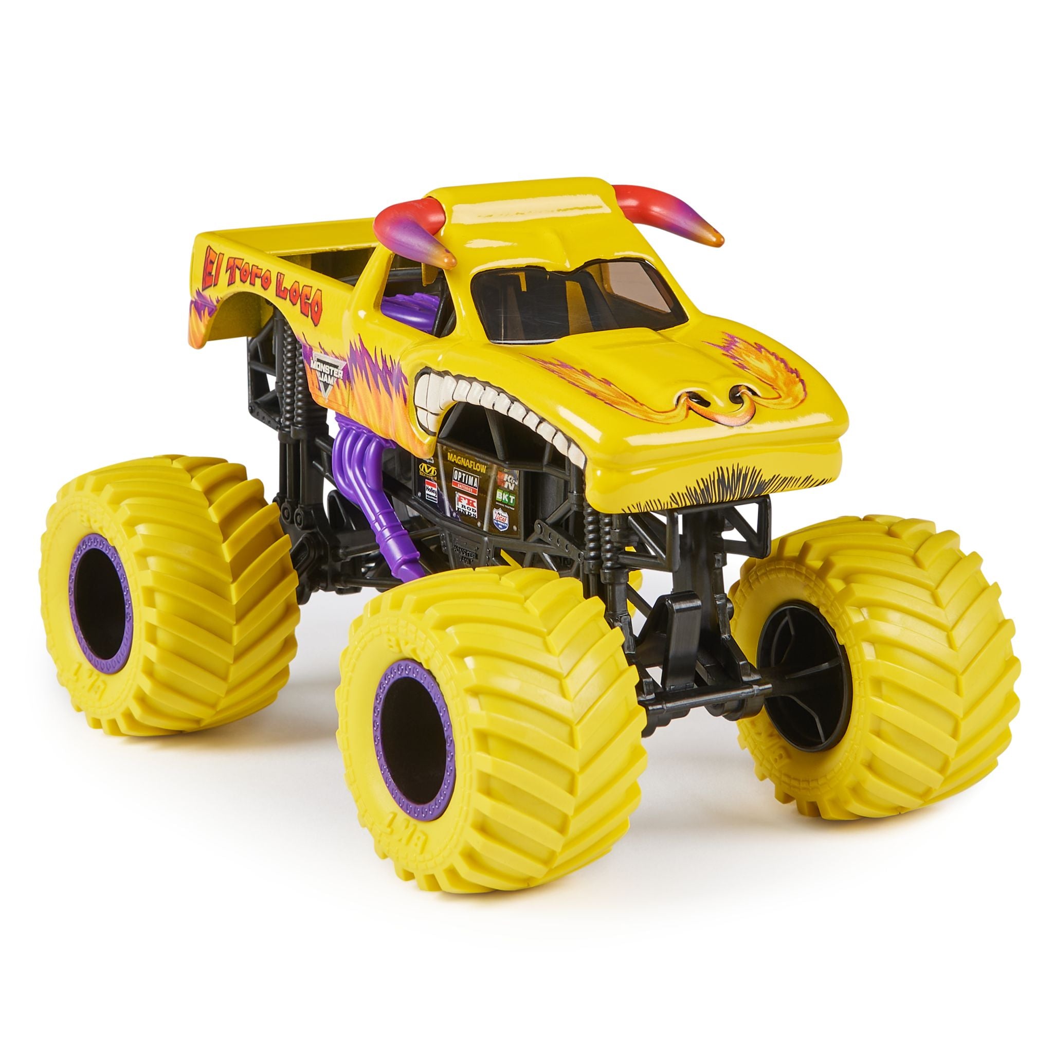 1:24 Scale Monster Jam Die - Cast Monster Trucks in Assorted Cool Styles