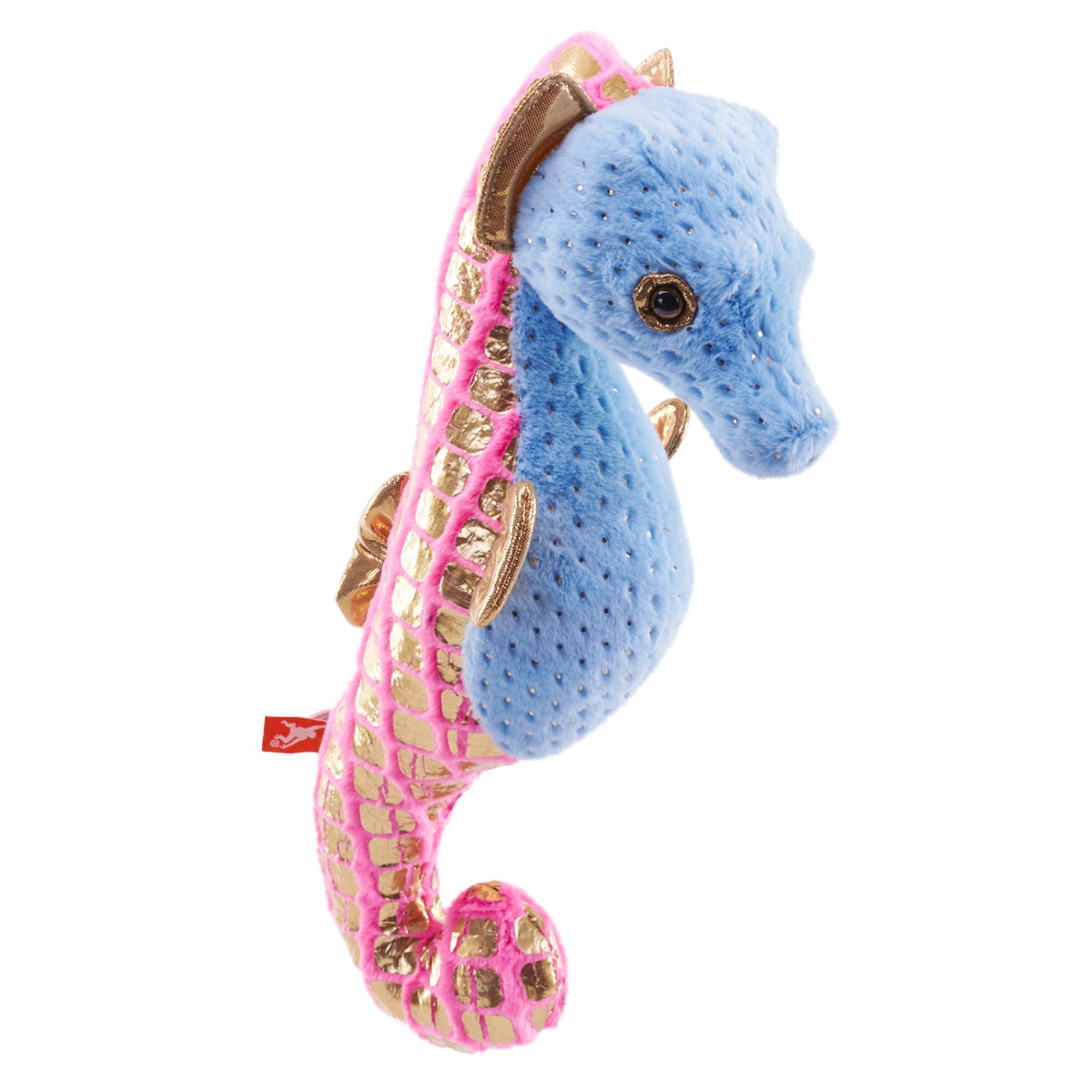 Hot Sale! 14-Inch Blue Wild Republic Foilkins Seahorse Stuffed Toy