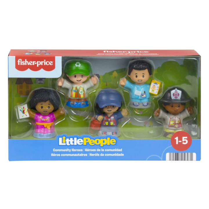 Fisher-Price Little People Community Heroes Toy Figure Set for Toddlers and Preschoolers