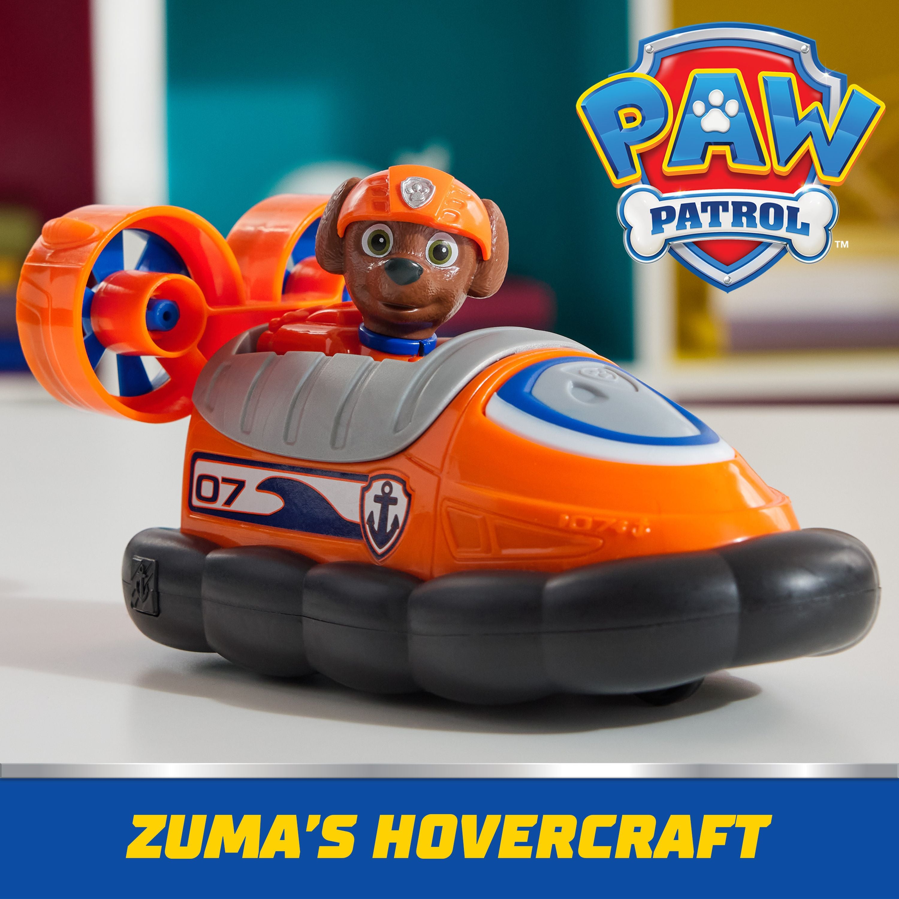 PAW Patrol Eco-Friendly Basic Rescue Hovercraft Vehicle of Zuma