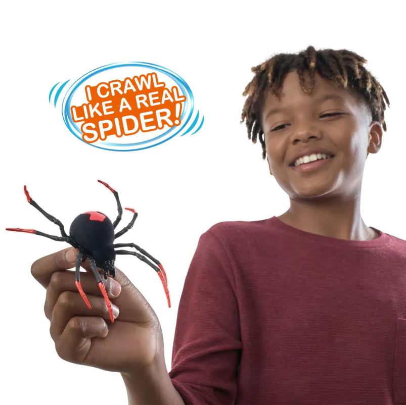 Hot Deal! ZURU Glow-in-the-Dark Robotic Crawling Spider - The Scariest Toy Pet
