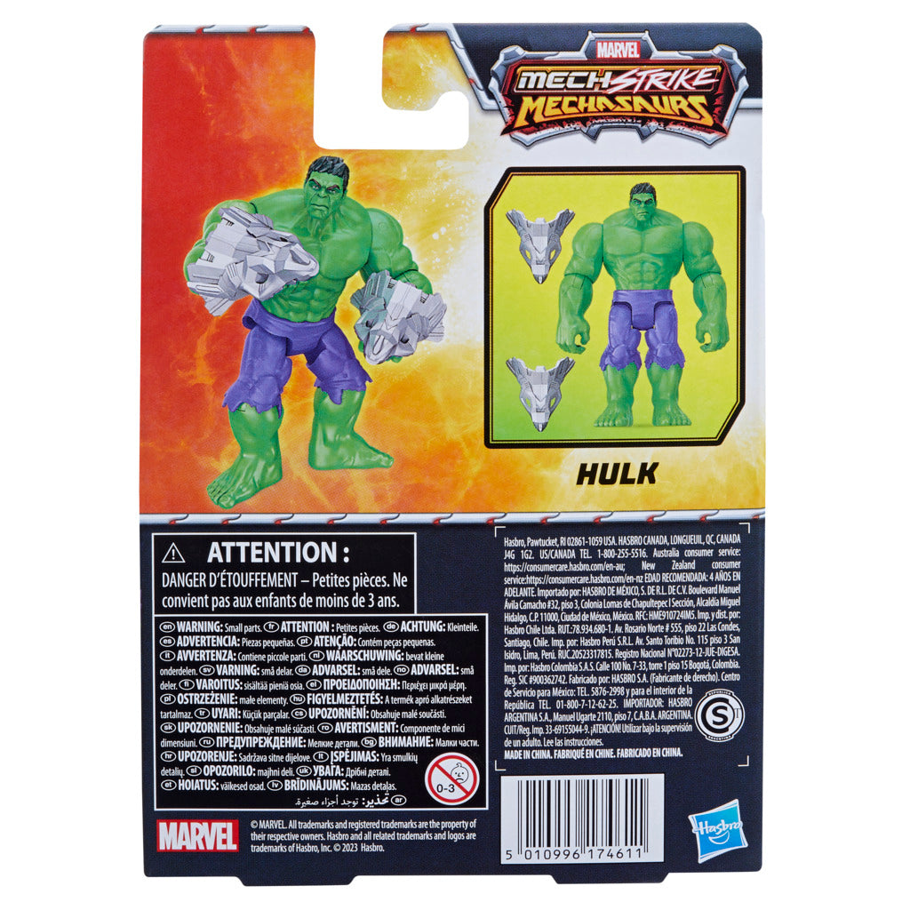 Epic Marvel Mech Strike Mechasaurus Series Hulk Action Figure