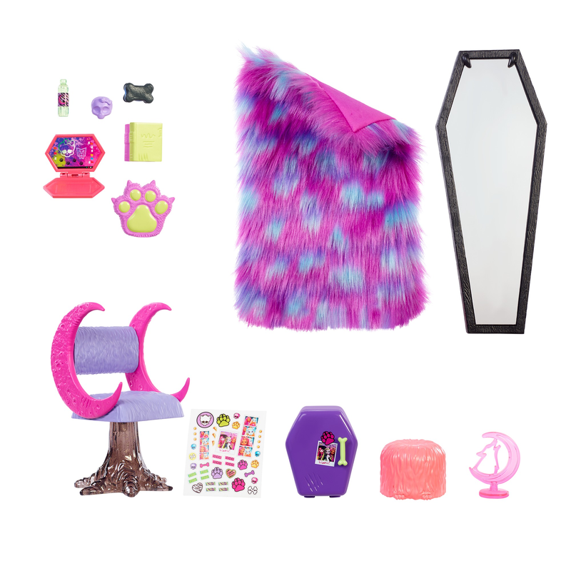 Hot Deal! Monster High Clawdeen Wolf Bedroom Playset for Endless Spooky Fun