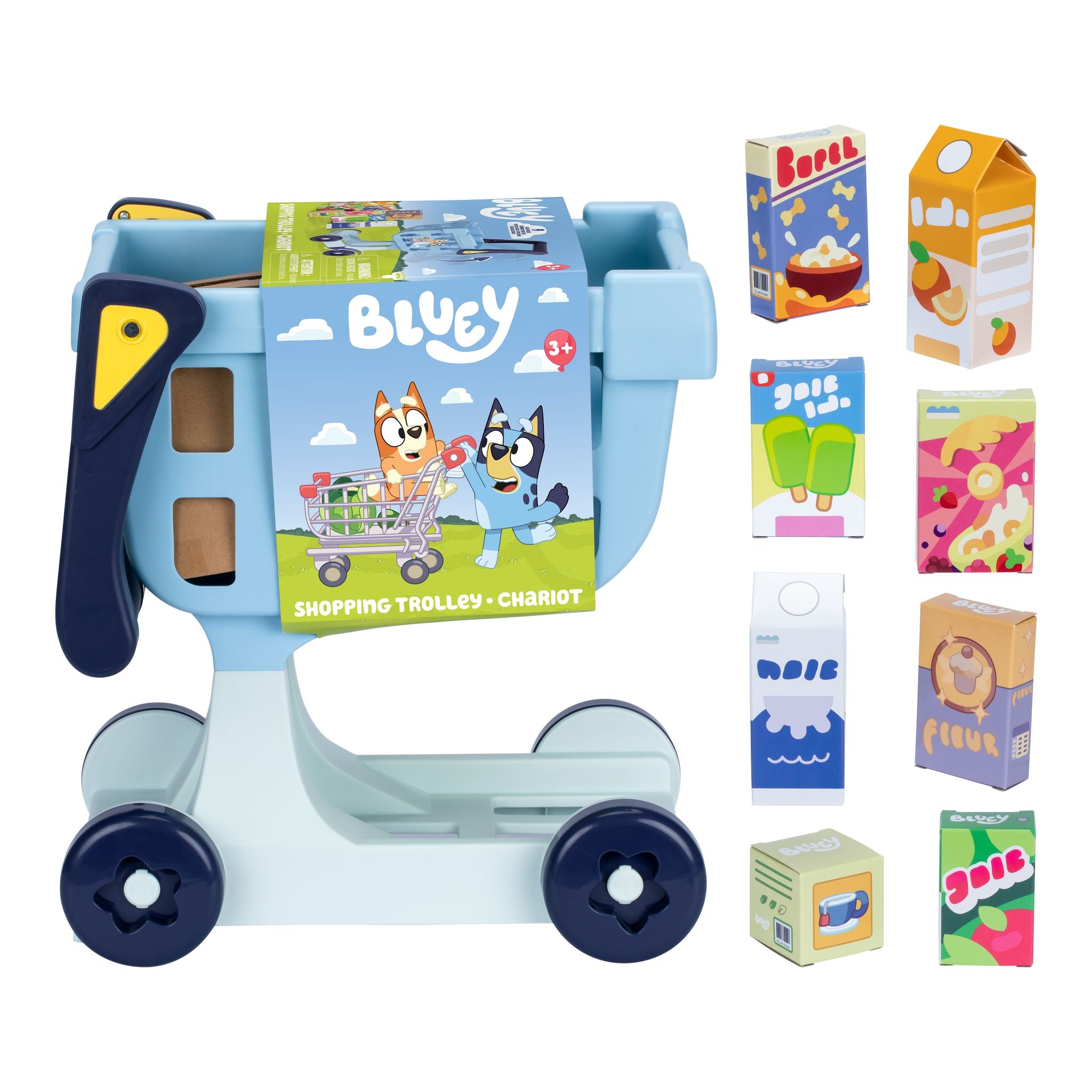 Hot! Bluey Series Role - Play Shopping Trolley