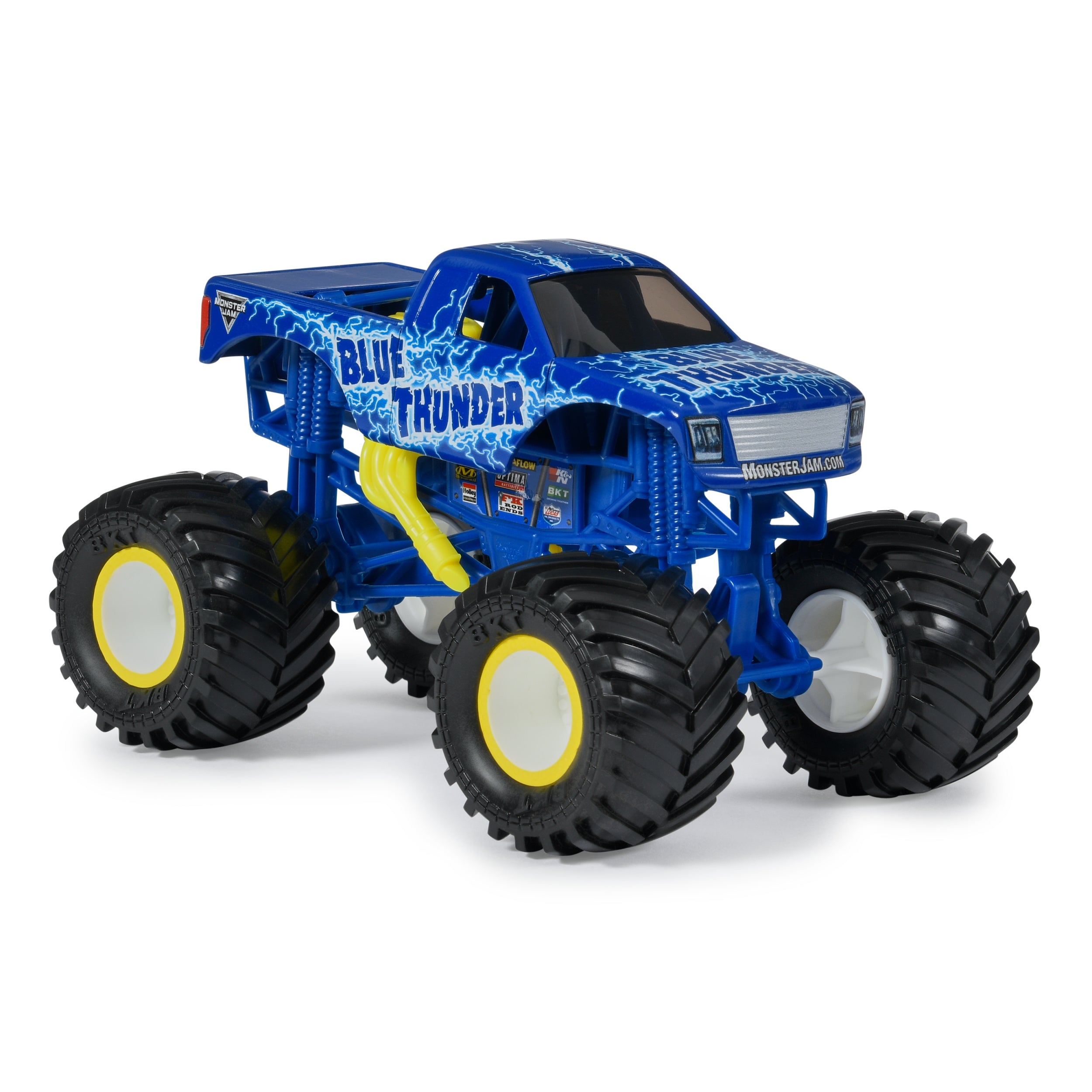 Hot Deal! Monster Jam 1:24 Scale Die - Cast Monster Truck Series 17 Blue Thunder