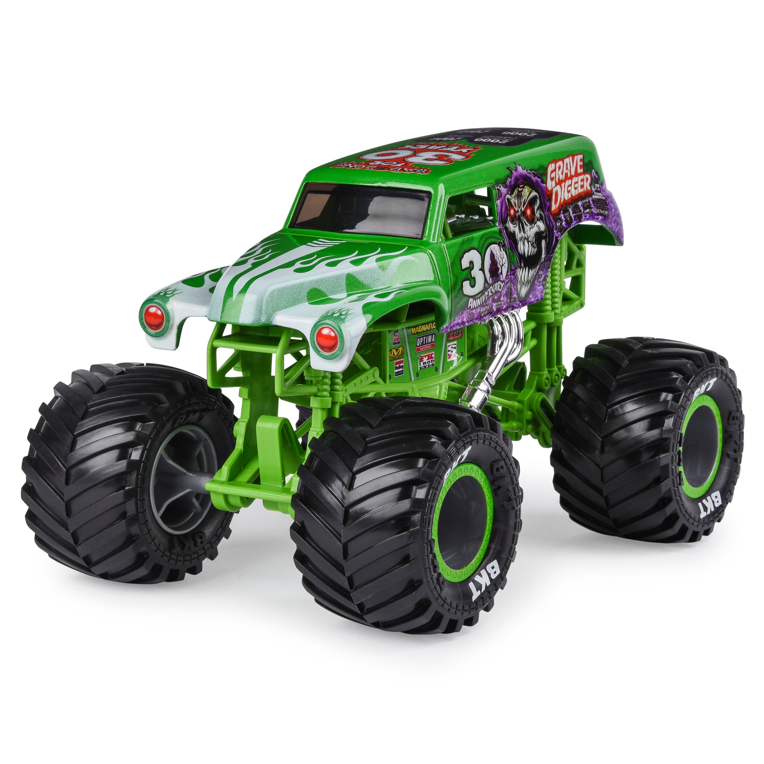 Limited 30th Anniversary! Monster Jam 1:24 Scale Grave Digger Die - Cast Monster Truck