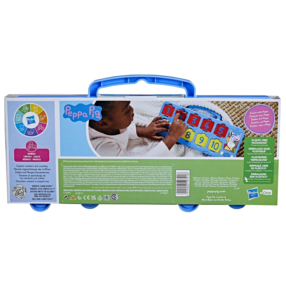 Hot Sale! Peppa Pig's Interactive 123 Bus Toy for Toddlers