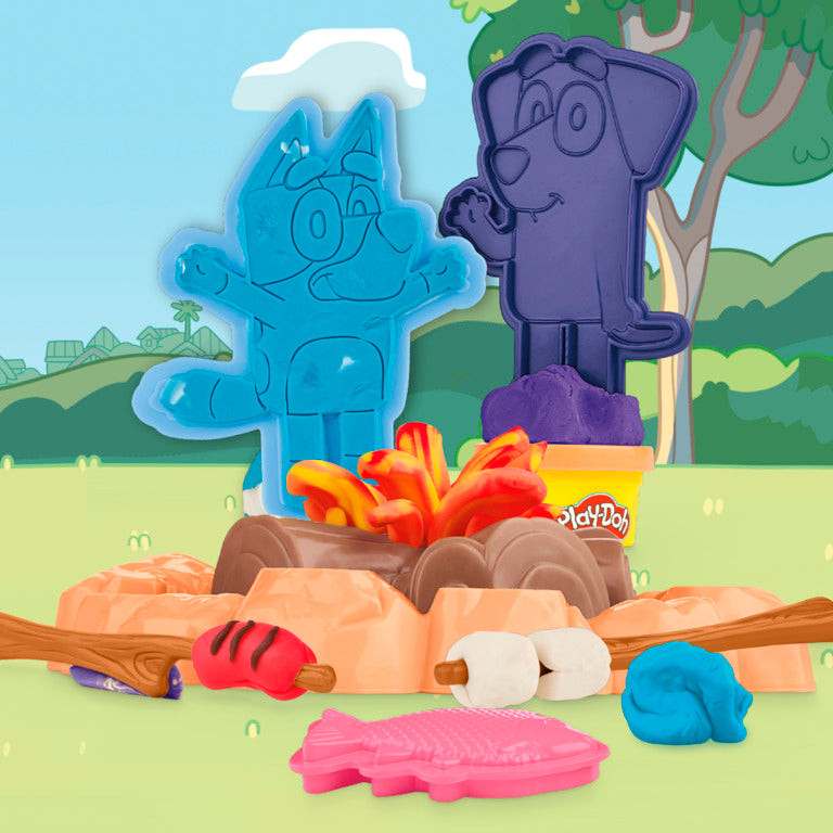 Hot Deal! Play-Doh Bluey Camping Playset