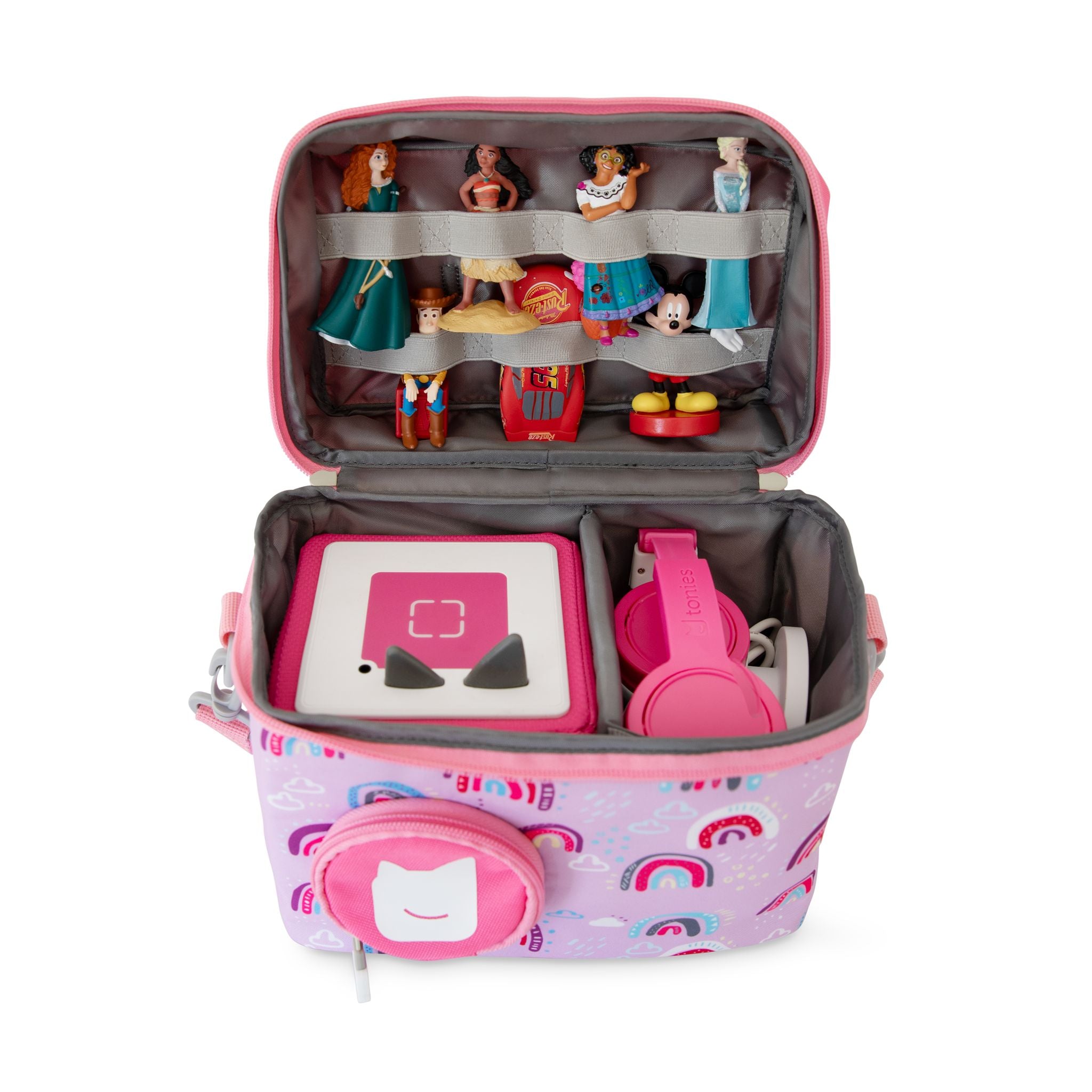Tonies Pink Listen & Carry Bag for On - the - Go Listening