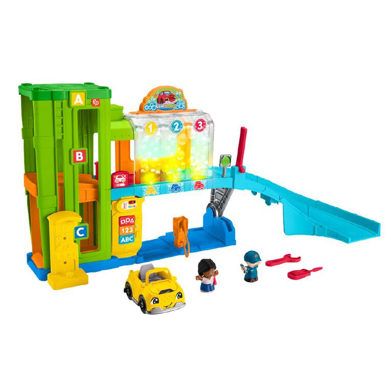 Fisher-Price Little People Light-Up Learning Garage - Ideal for Toddlers