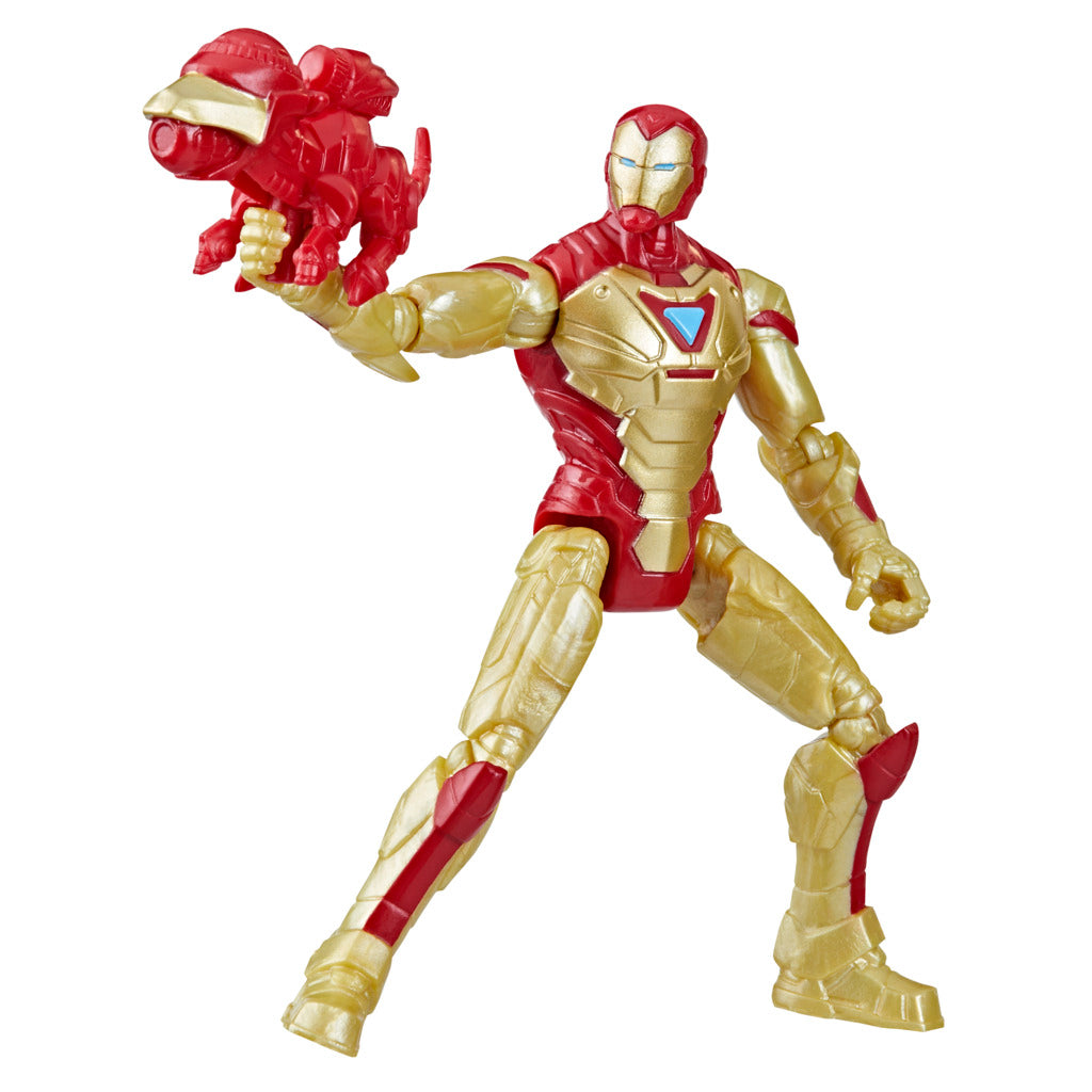 Hot Deal! Marvel Mech Strike Mechasaur Series 4 - inch Iron Man Action Figure for Kids