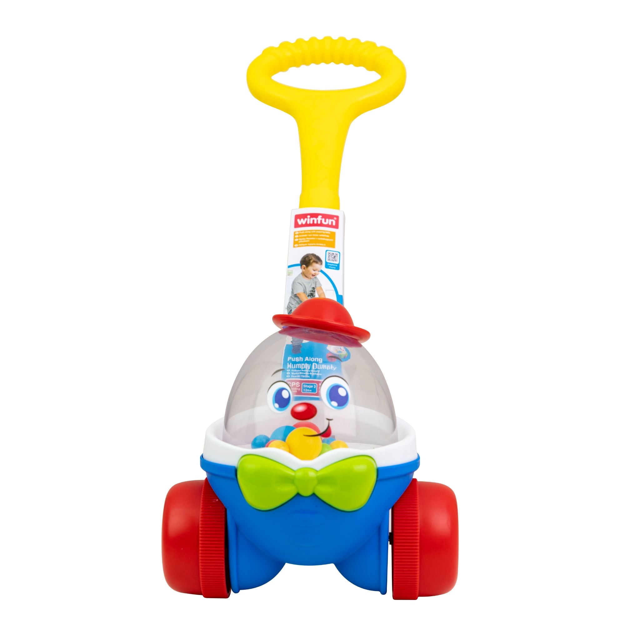 Winfun Humpty Dumpty Push - Along Toy with Popping Balls