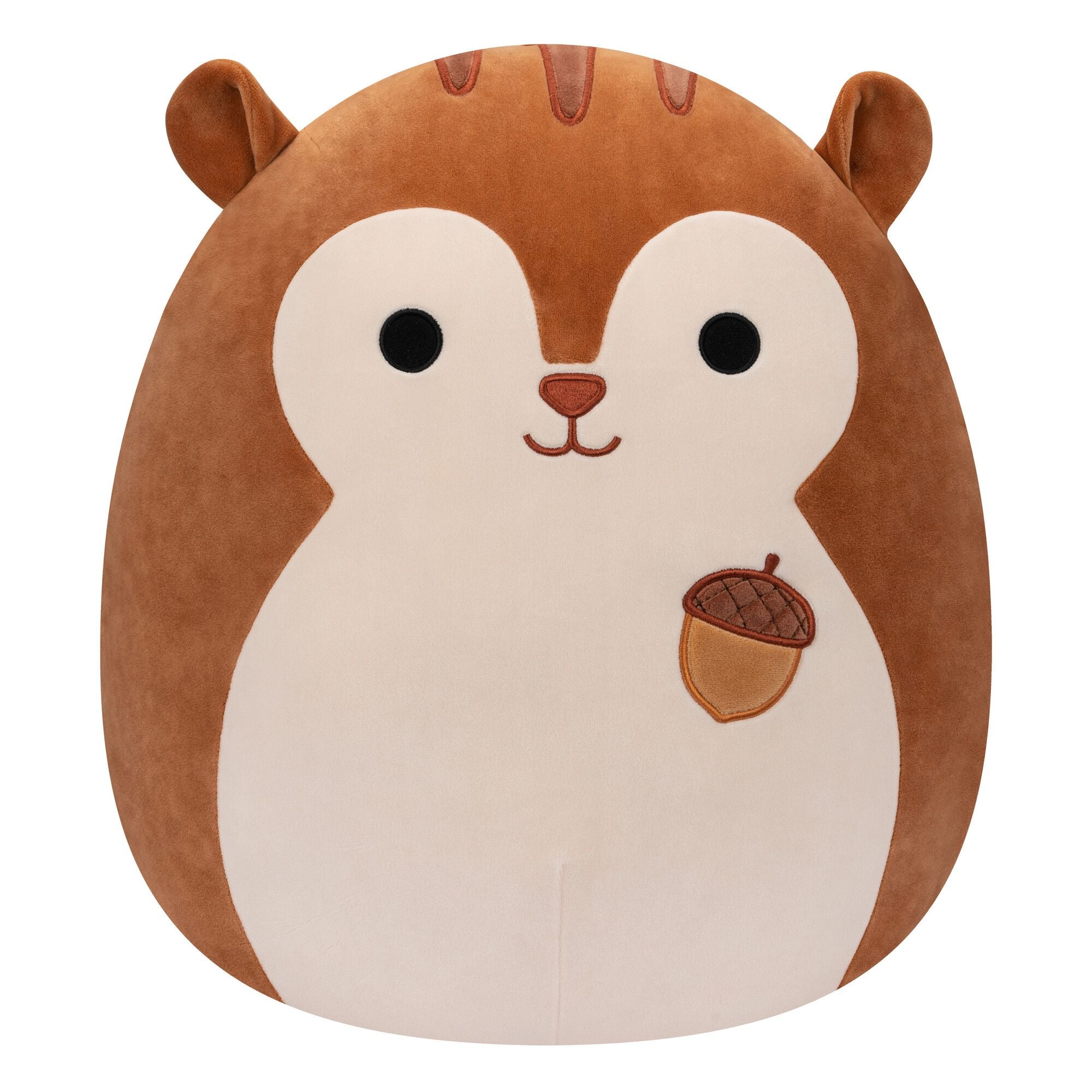 5-Inch Soft Squishmallows Plush Toy - Sawyer The Brown Squirrel
