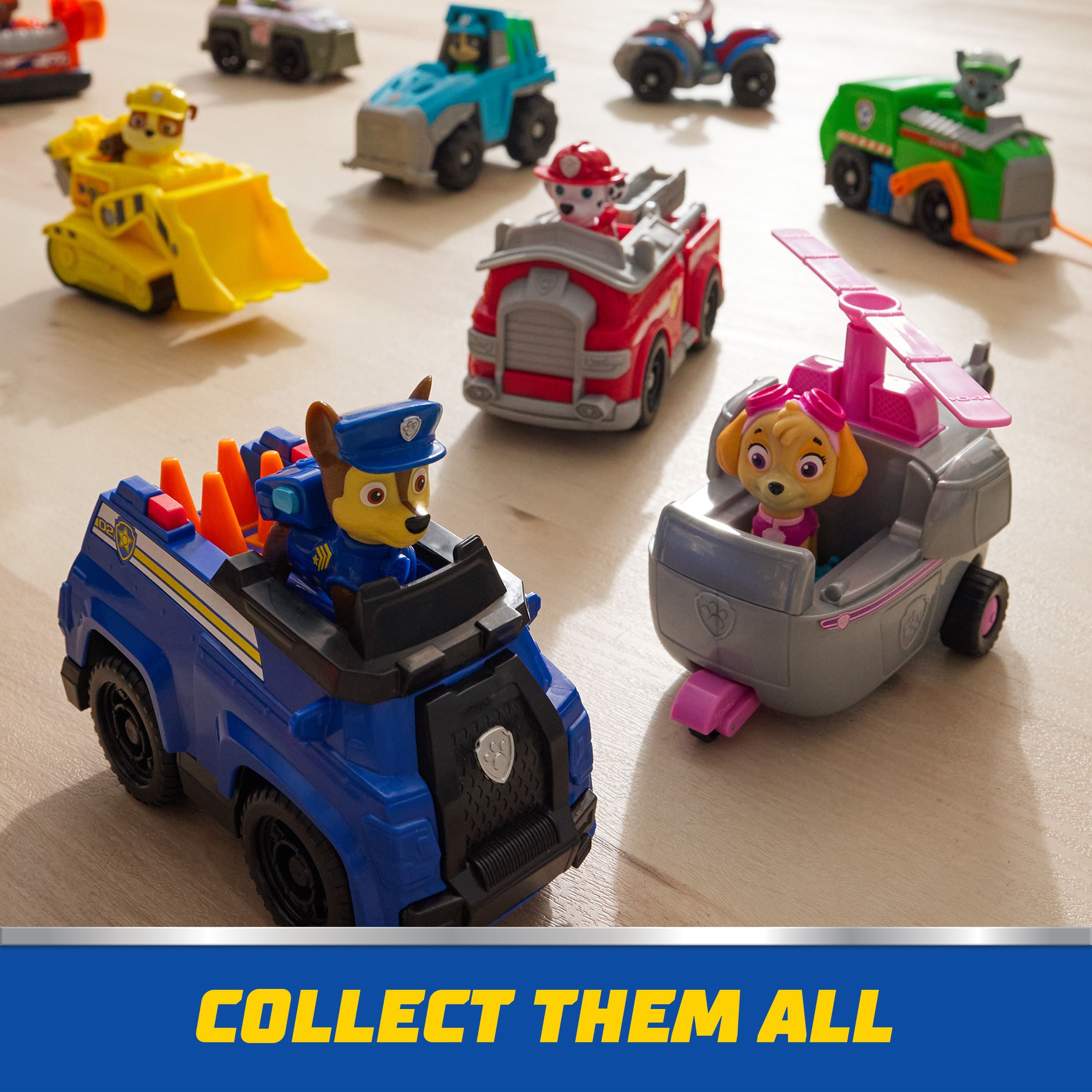 PAW Patrol Eco-Friendly Basic Rescue Police Vehicle - Chase