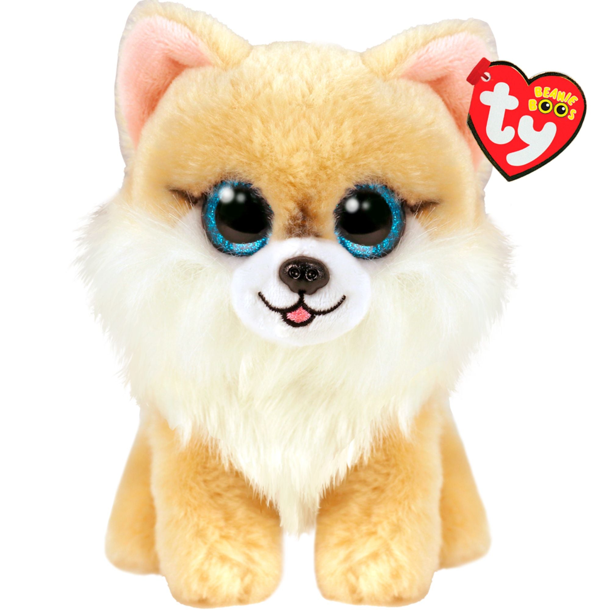 Ty Beanie Boo Honeycomb - Adorable Tan Dog Collectible Toy