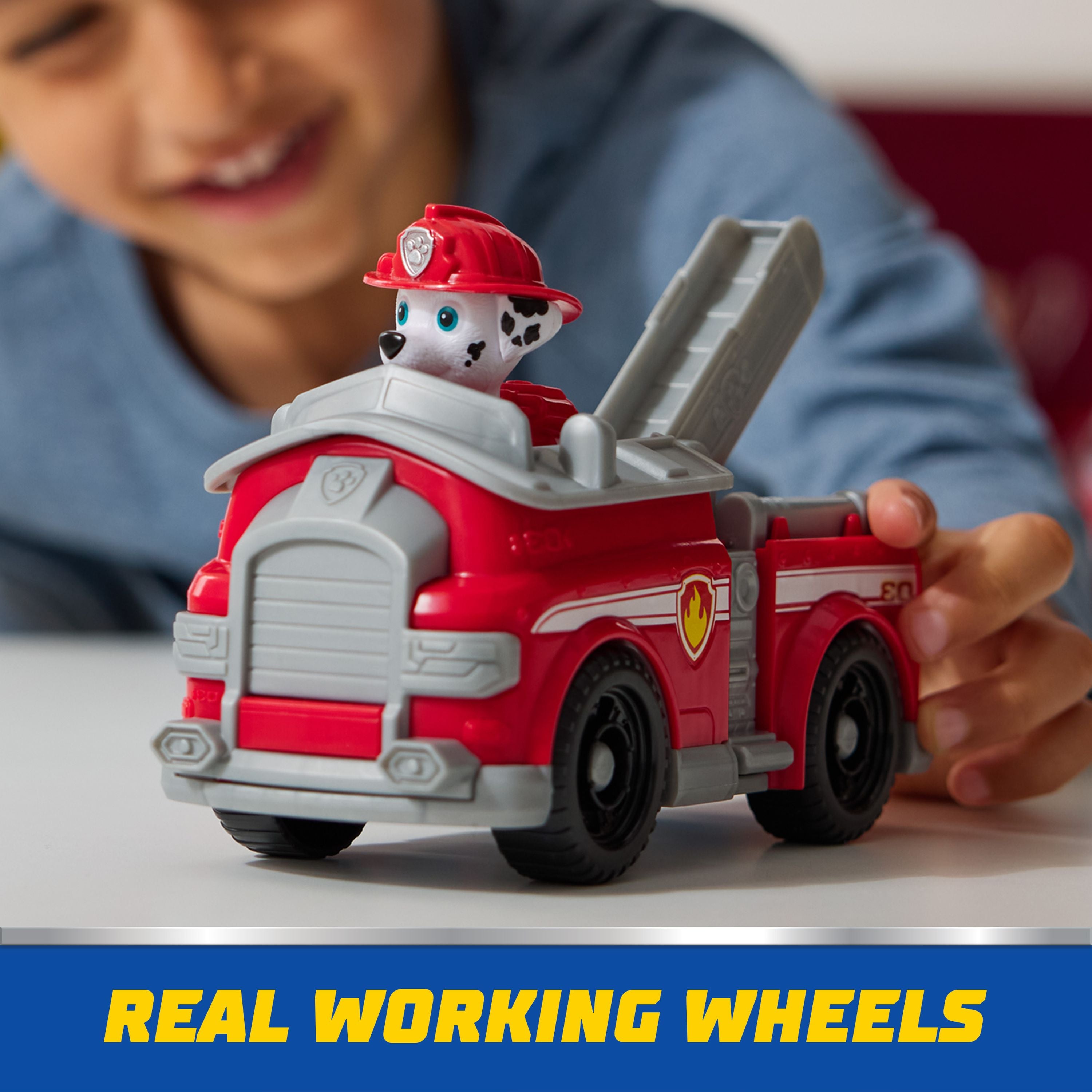 Hot Sale! PAW Patrol Marshall's Basic Rescue Firetruck Toy for Preschoolers