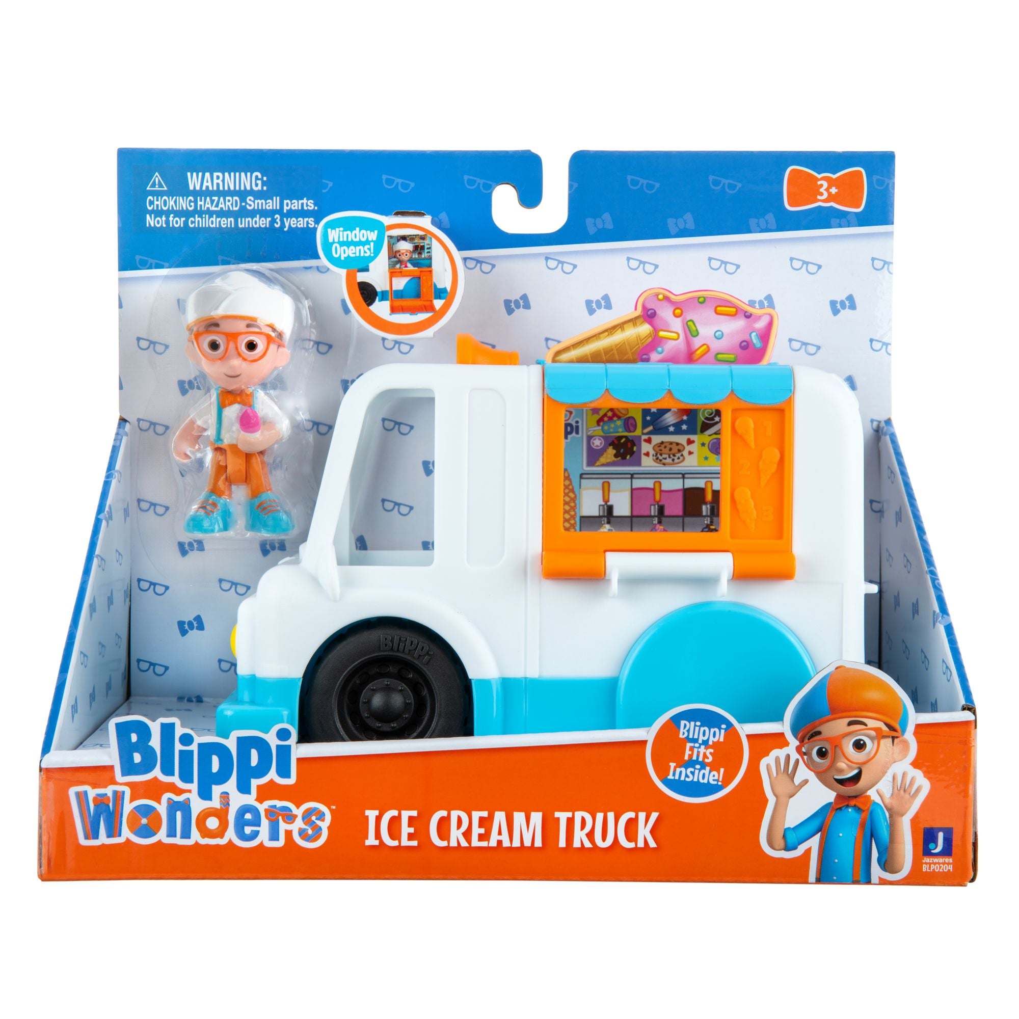 Animated Blippi Ice Cream Truck Toy Vehicle for Fun Play