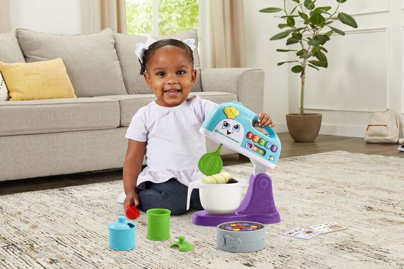 LeapFrog Rainbow Learning Lights Stand Mixer - Ideal for Little Bakers