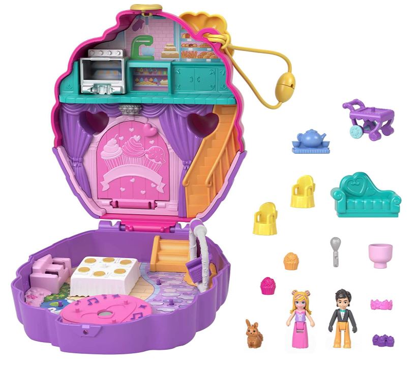 Hot! Polly Pocket Sweet Cupcake Compact Toy