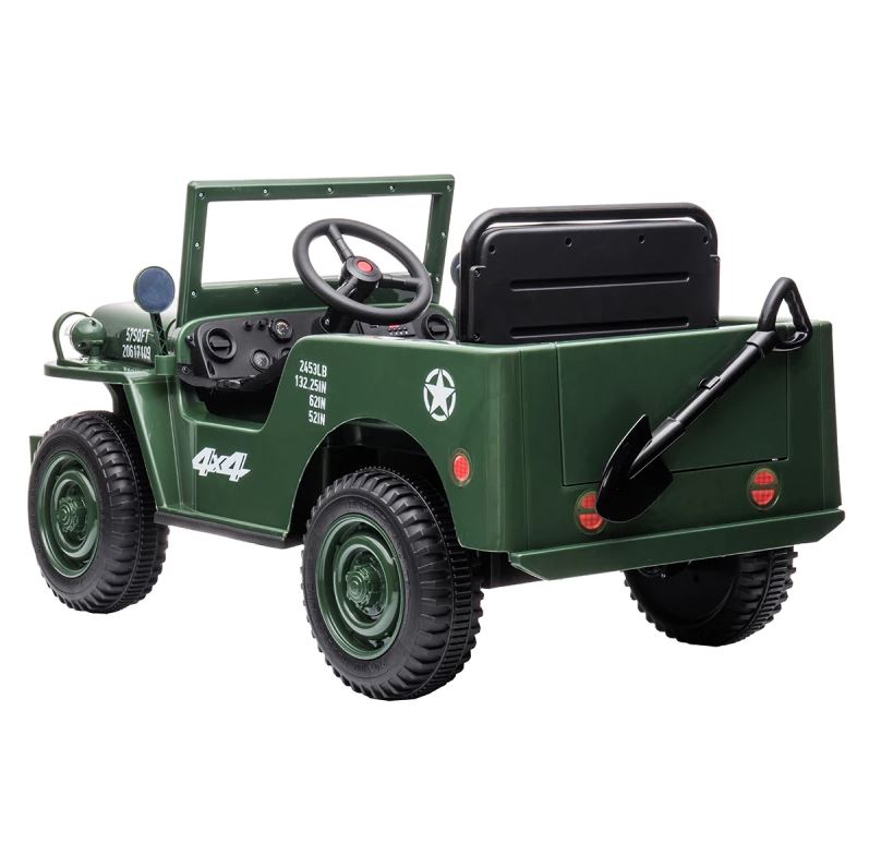 12-Volt Electric Green Go Skitz Major Ride-On for Little Riders