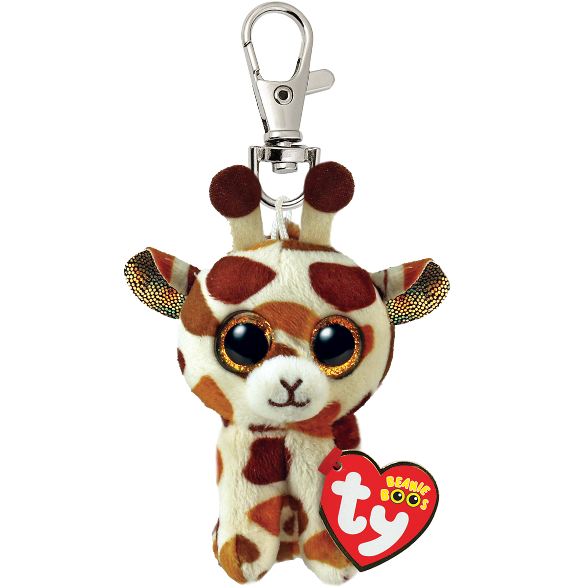 Ty Beanie Boo Clip - Stilts Tan Giraffe