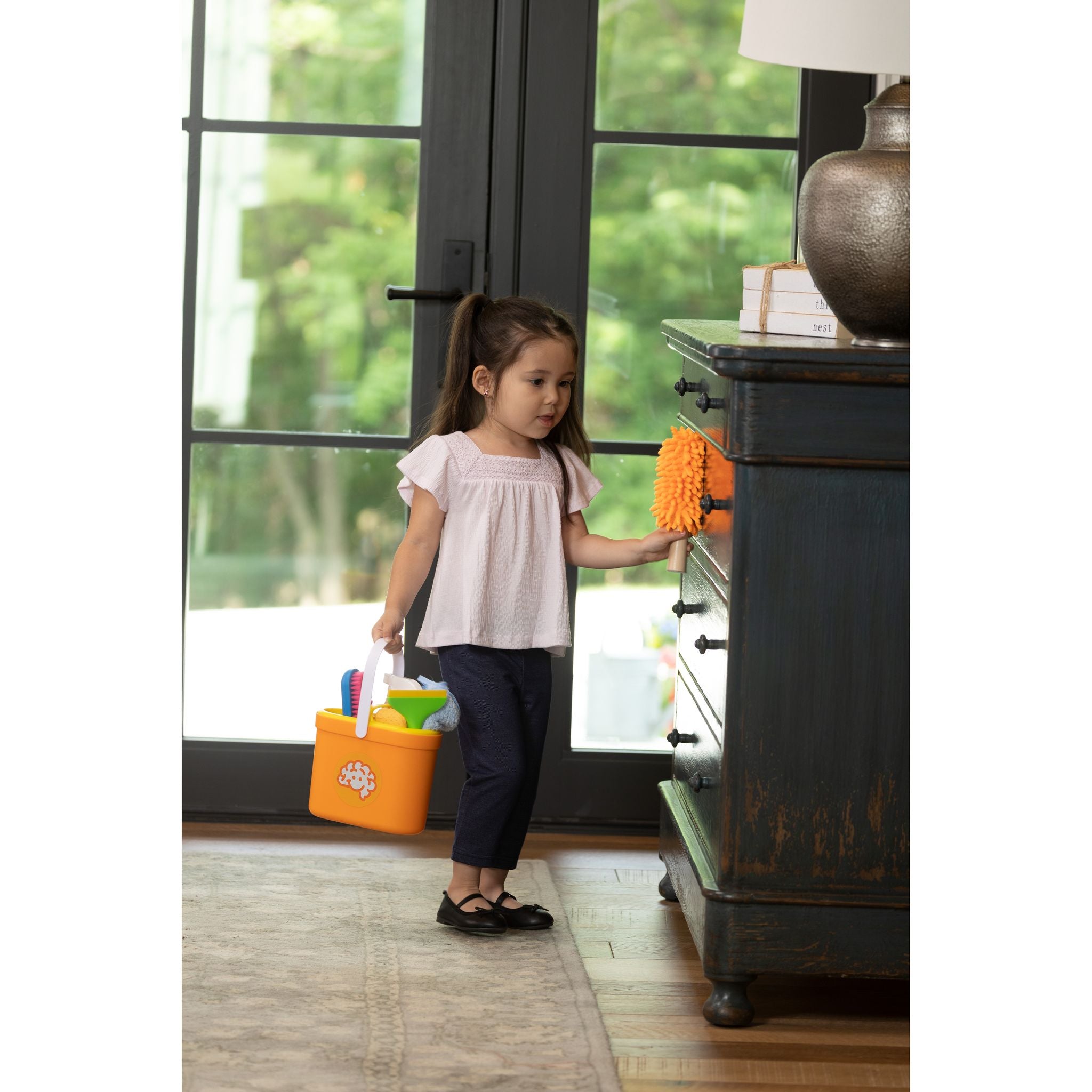Fat Brain Toys Pretendables - High - Quality Kid - Sized Cleaning Set for Ages 3+