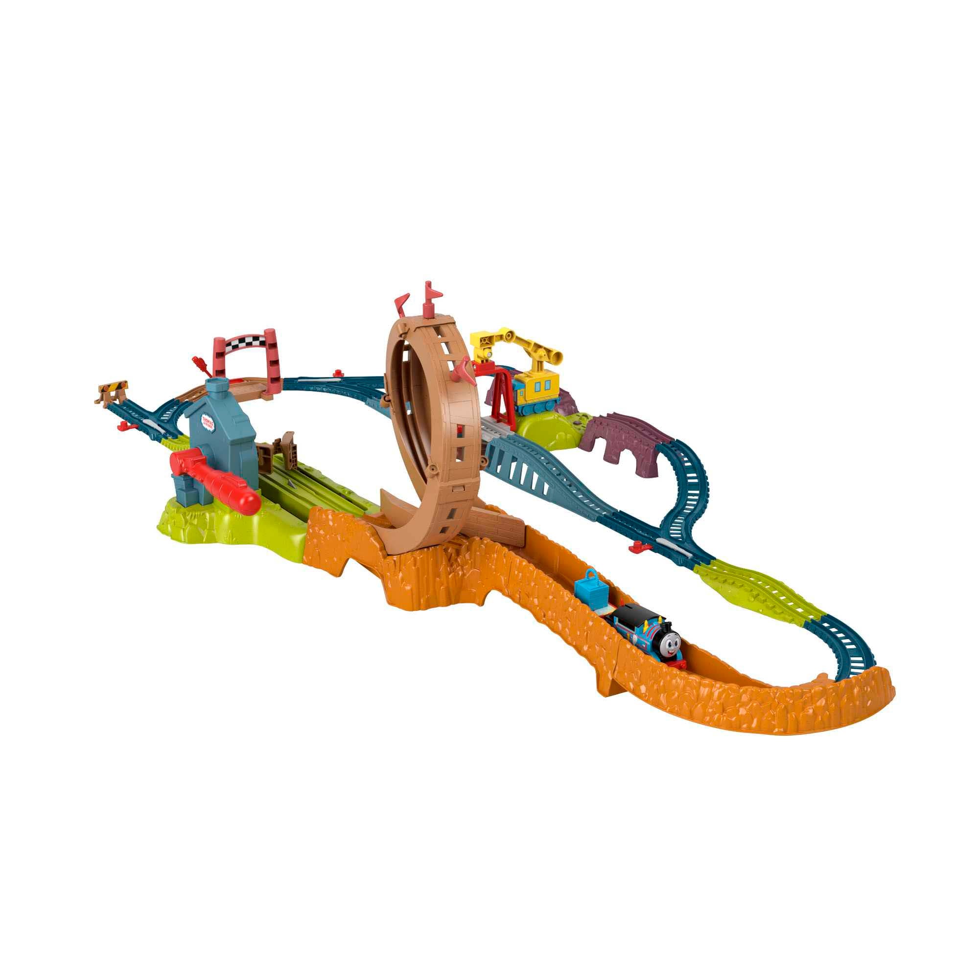 Fisher-Price Thomas & Friends Launch & Loop Maintenance Yard Trackset - Epic Sodor Adventure!
