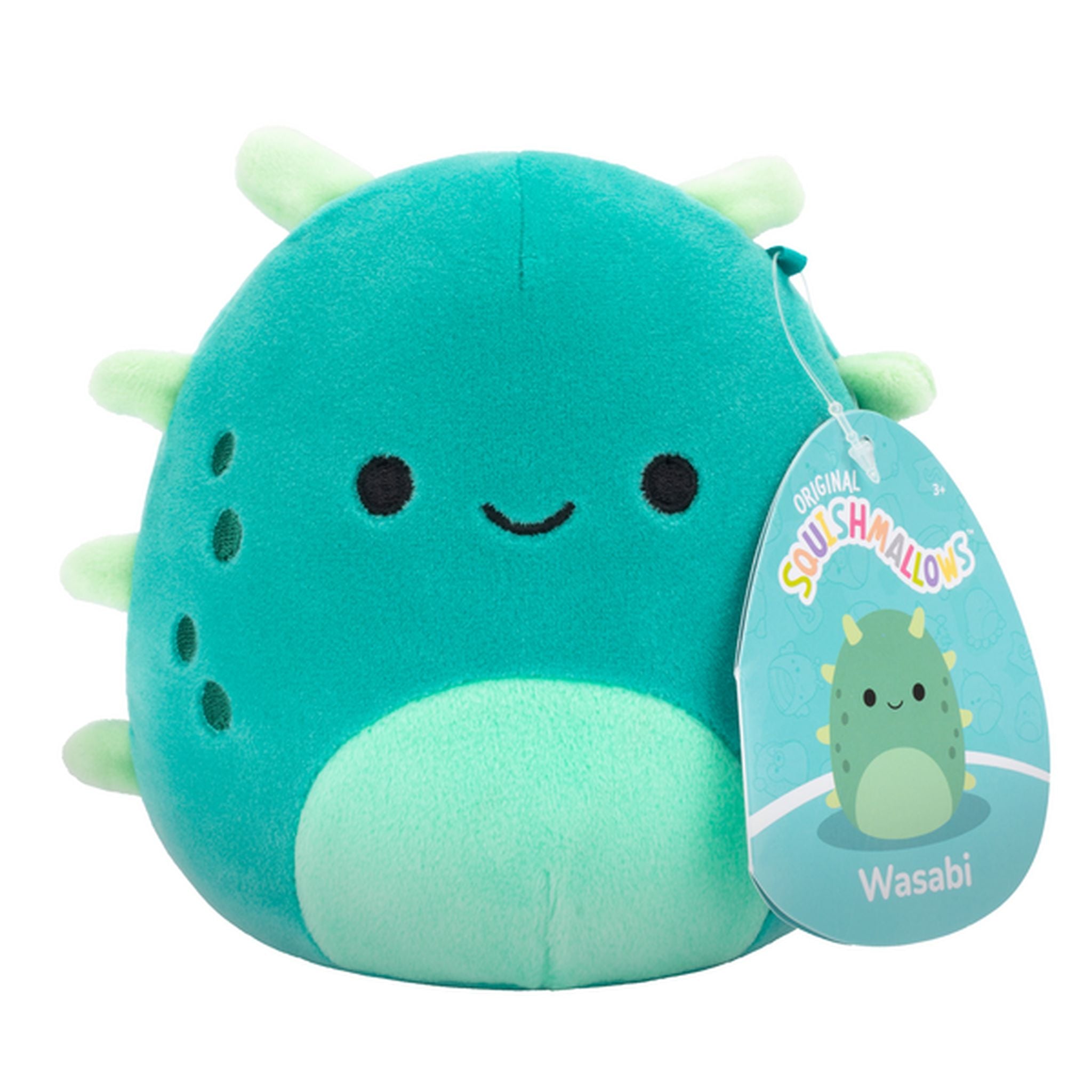 5-Inch Squishmallows S20 Wasabi Green Sea Cucumber Plush - Grab Yours Now!