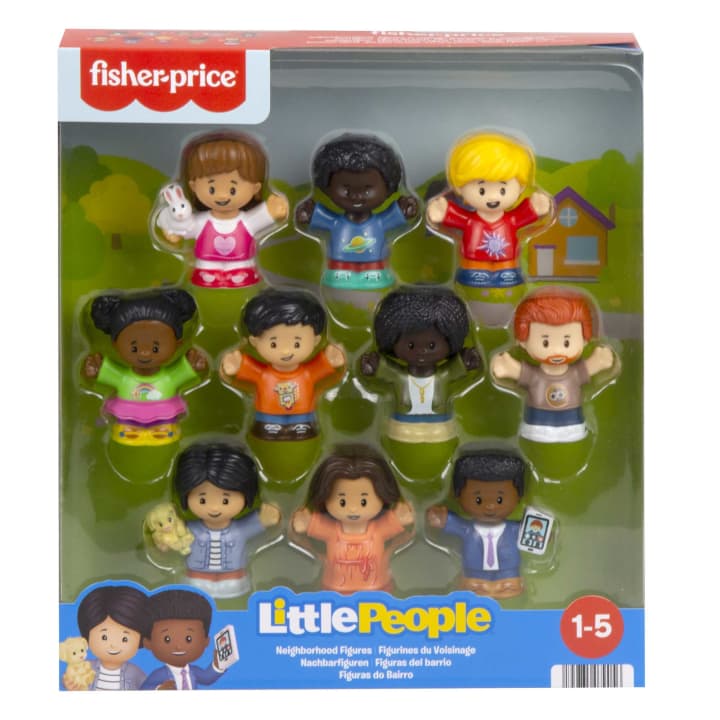 Hot! Fisher-Price Little People Neighborhood Figures Set