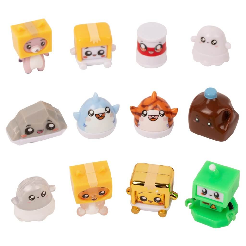 Hot Deal! 2-Pack Blind Bag of Lankybox Micro Mystery Collectible Figures