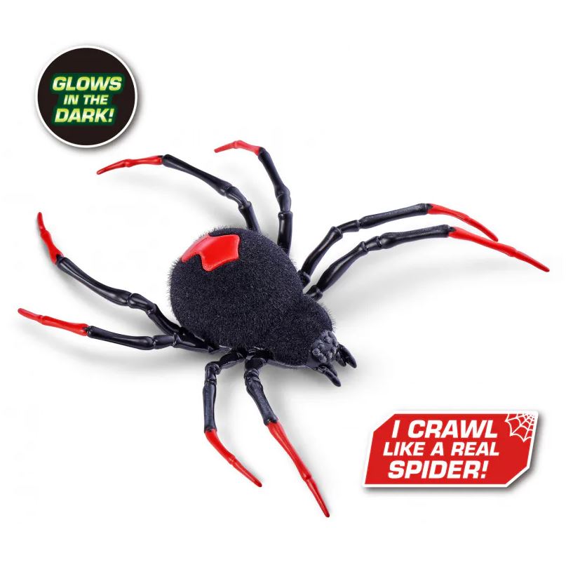 Hot Deal! ZURU Glow-in-the-Dark Robotic Crawling Spider - The Scariest Toy Pet