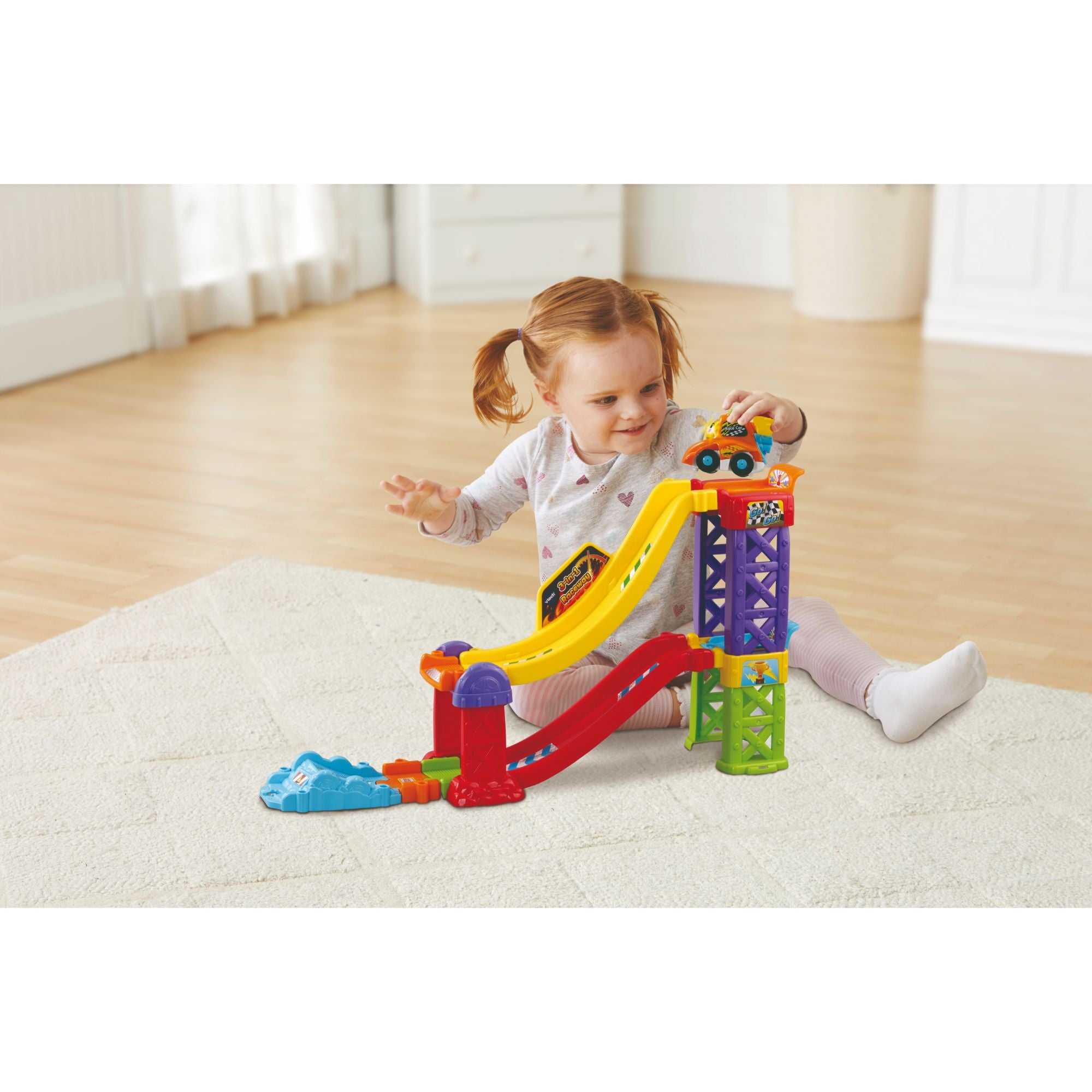 Hot Deal! VTech Toot - Toot Drivers 3 - in - 1 Interactive Raceway for Kids Aged 1 - 5
