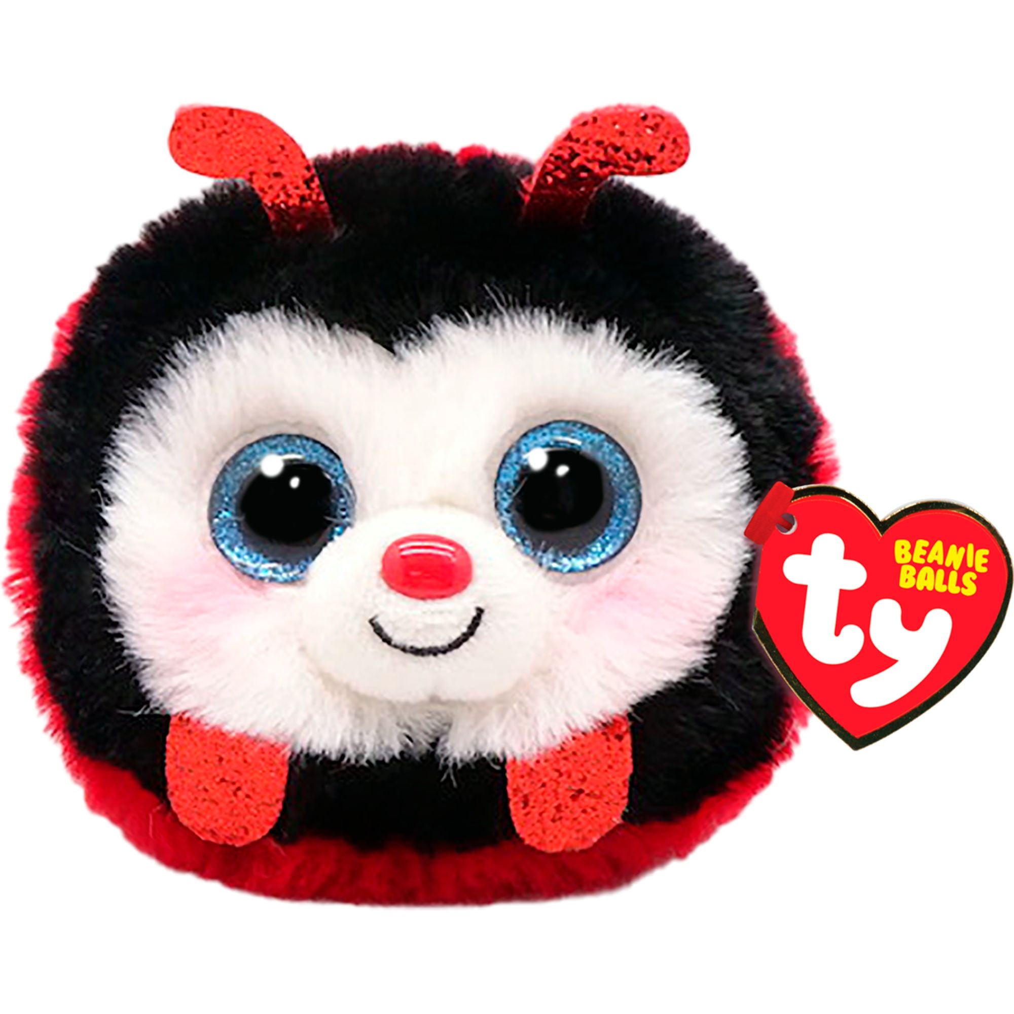 Ty Beanie Ball - Izzy the Sparkly Ladybug (Limited Offer)