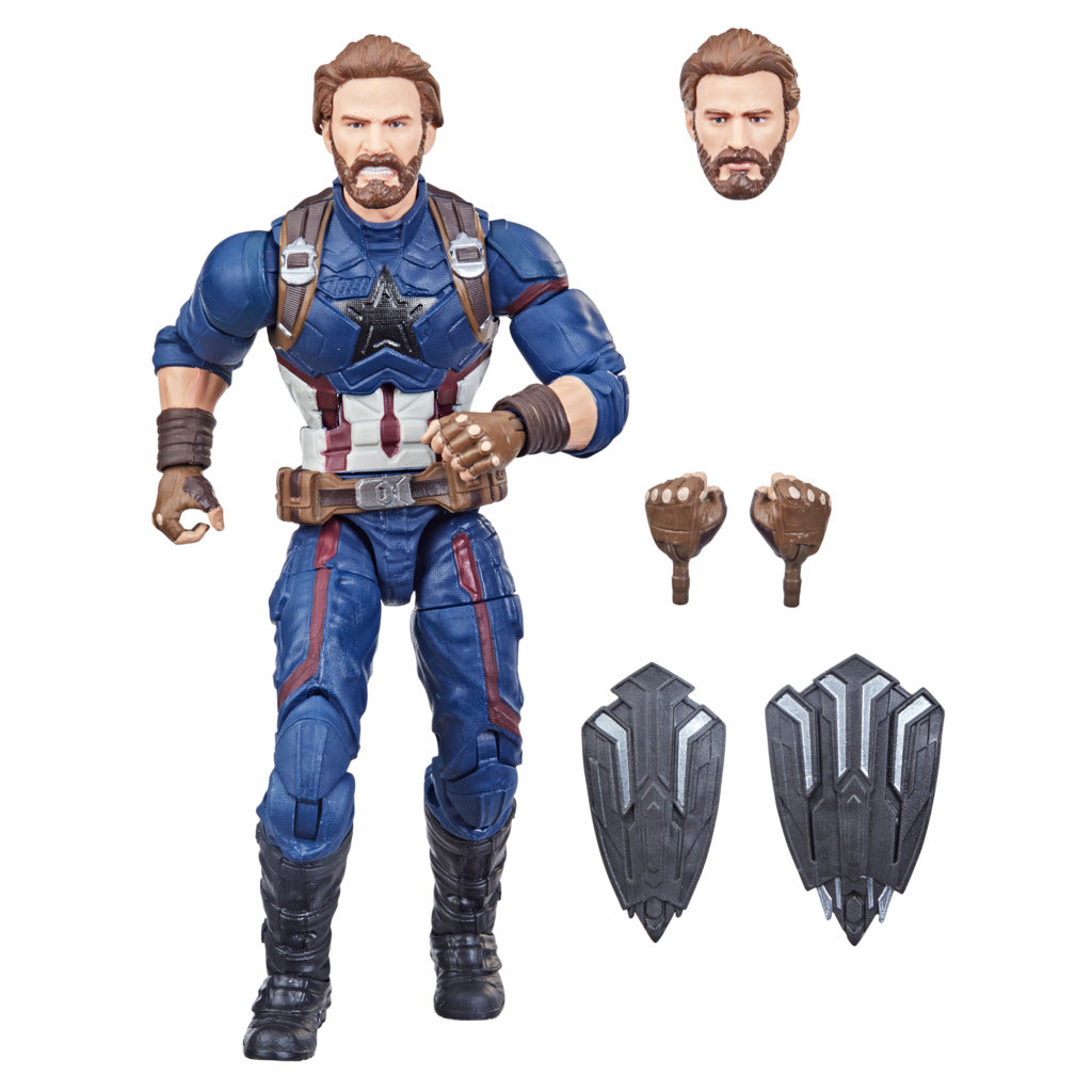 Hot Deal! 6-Inch Marvel Legends Series Collectible Captain America Figure