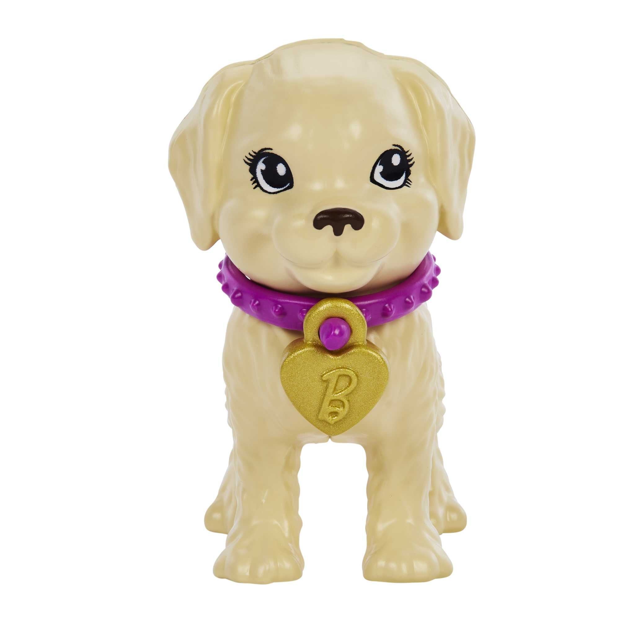Hot! Barbie Pup Adoption Set with Doll & Accessories