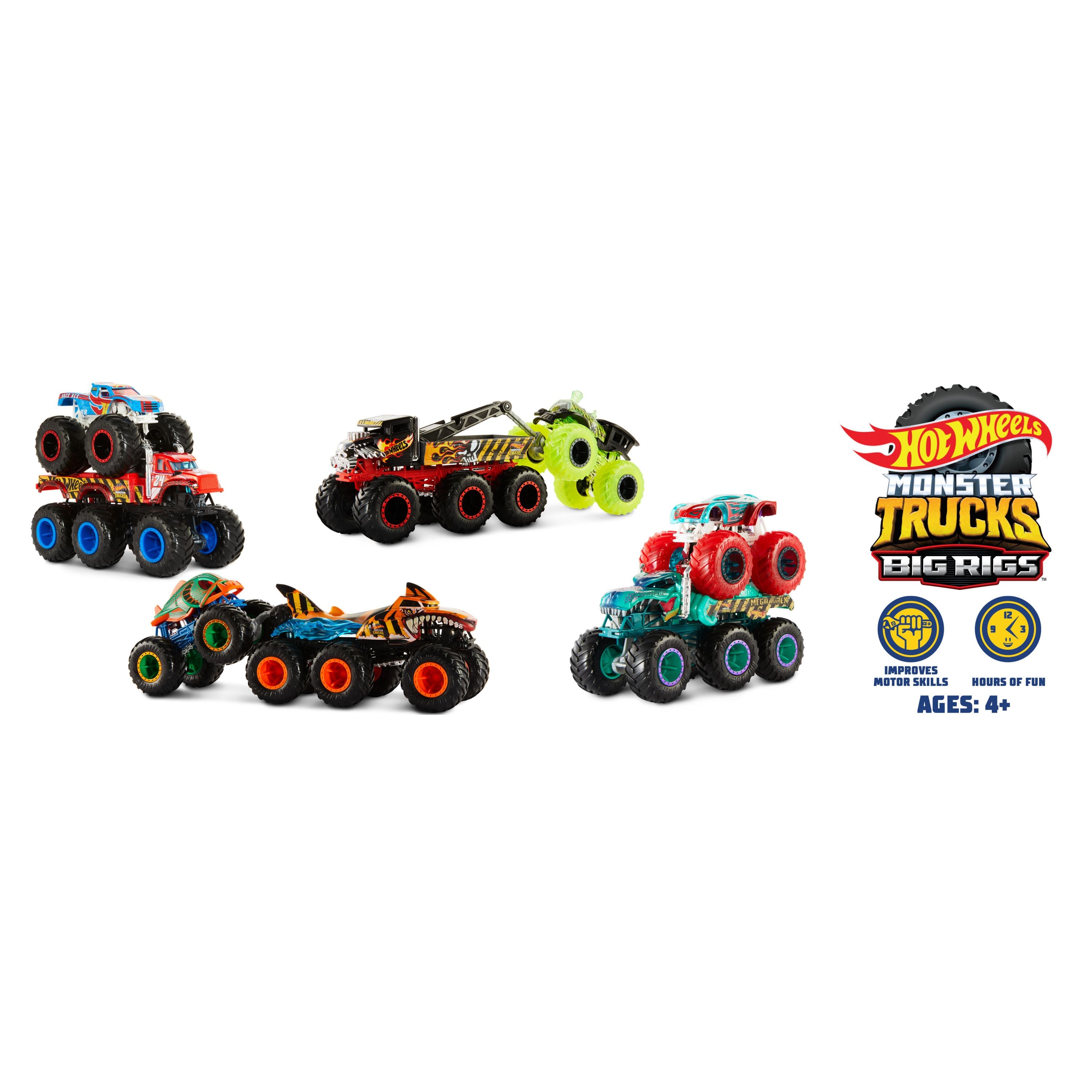 Hot Wheels Assorted Styles 1:64 Scale Monster Trucks Big Rigs