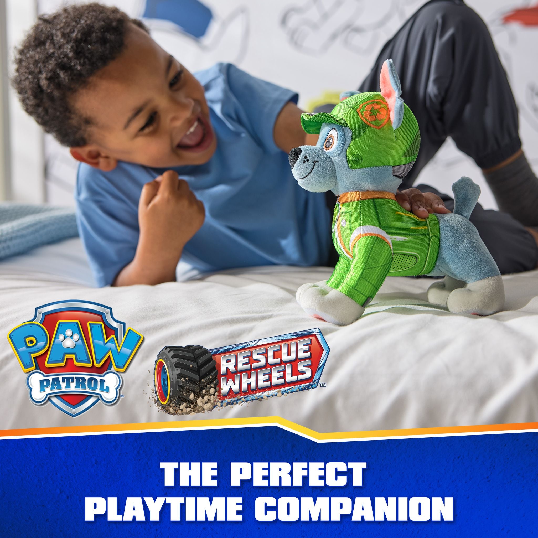 Hot Sale! 8-Inch PAW Patrol Rescue Wheels Plush - Rocky, Ideal Toy for Kids