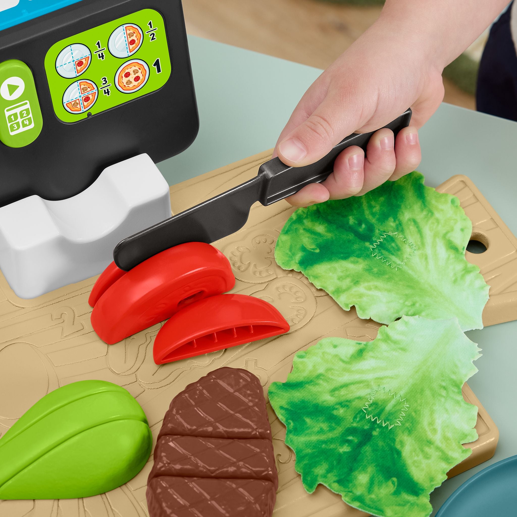 Hot Deal! Fisher-Price Interactive Laugh & Learn 1-2-3 Cooking Meal Kit for Young Chefs