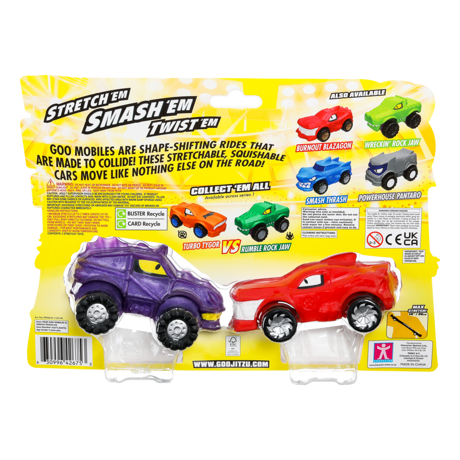 Hot Deal! Heroes Of Goo Jit Zu Goo Mobiles - Brawlin' Blazagon vs Treadz Shredz Smash Pack