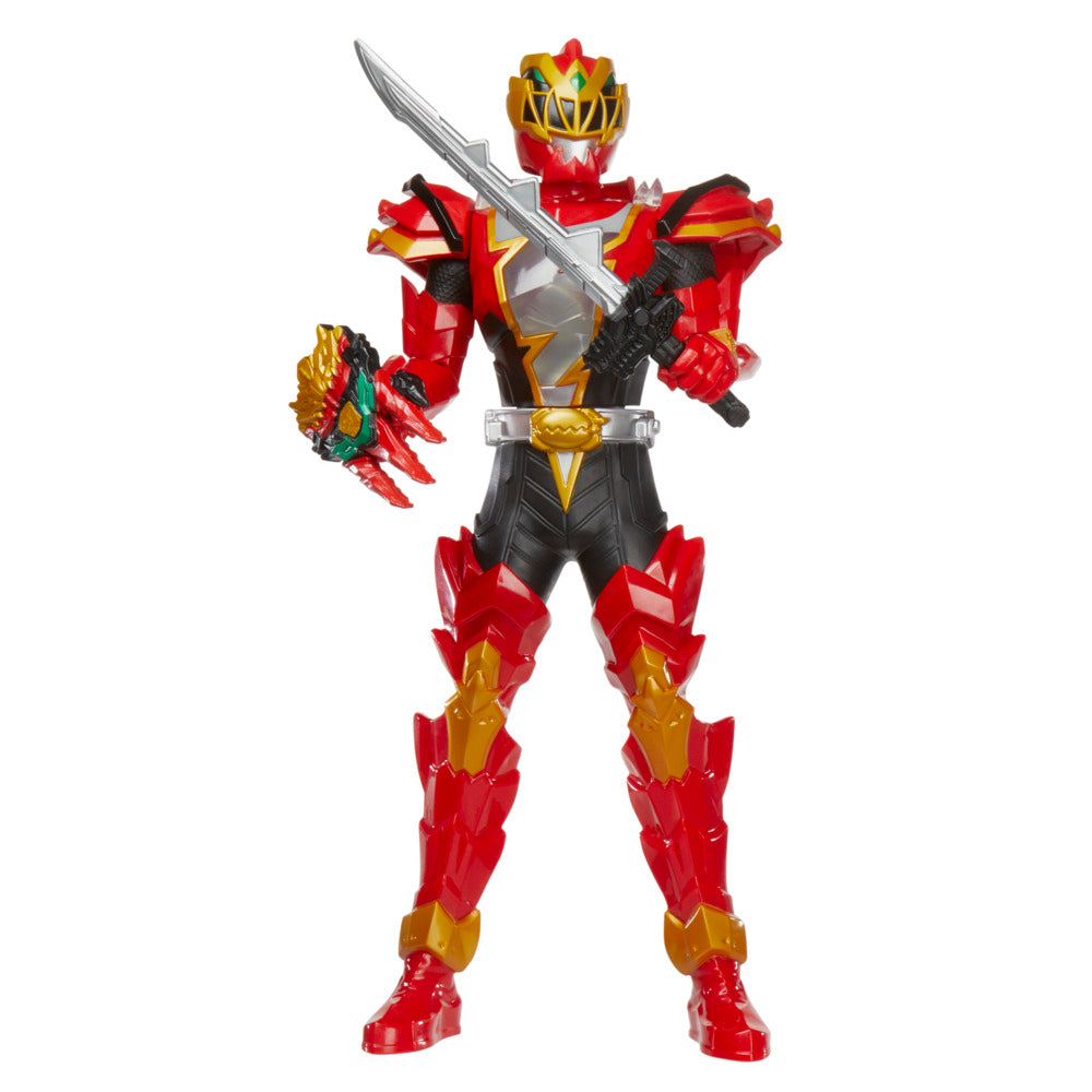 Hasbro 12-Inch Power Rangers Dino Fury Spiral Strike Electronic Red Ranger Figure