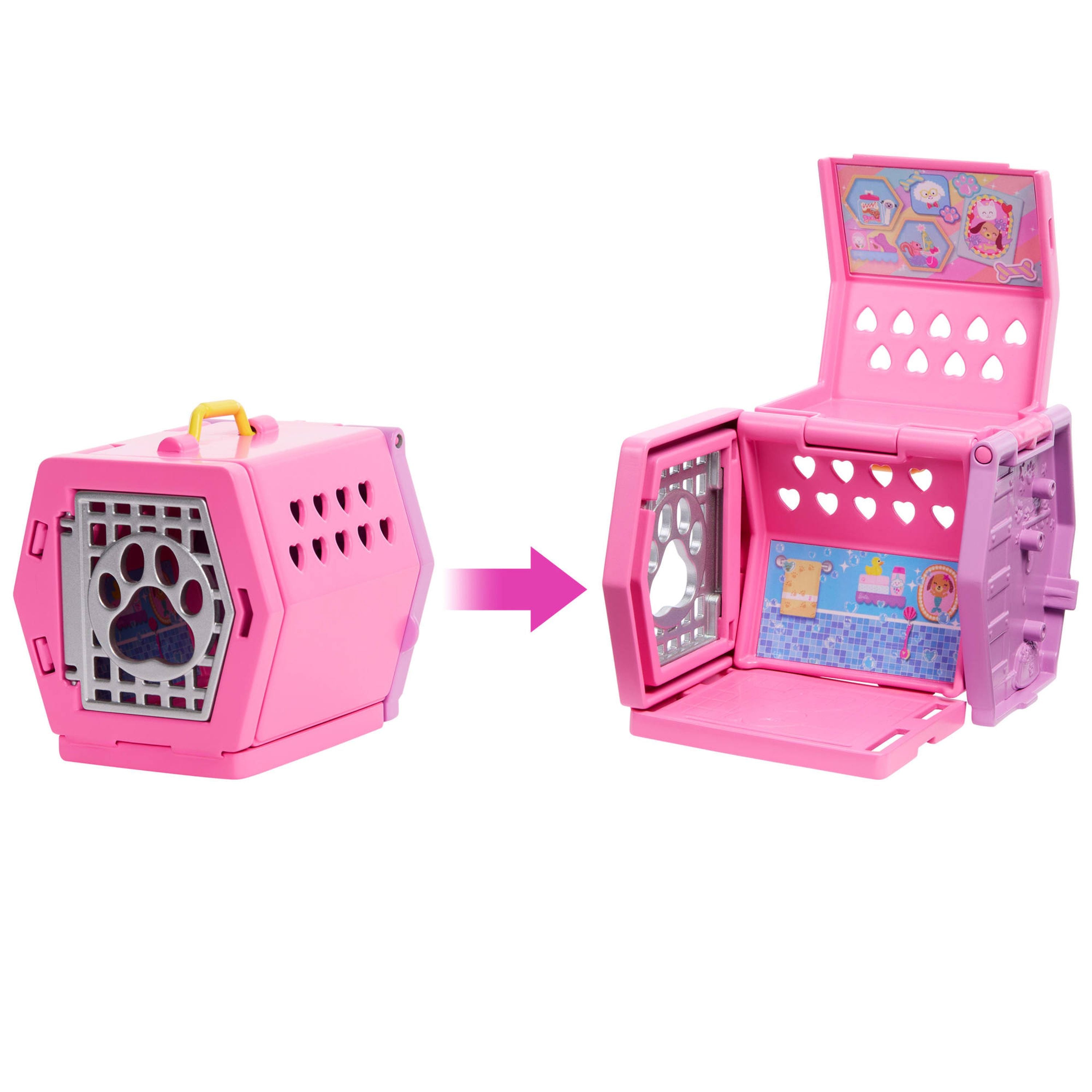 Barbie Chelsea Puppy Carrier Doll Set with Play Accessories