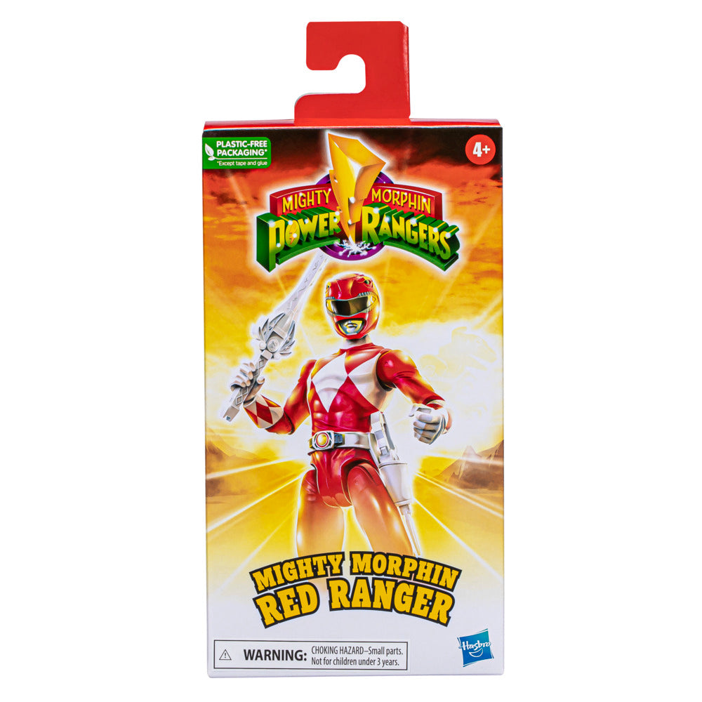 Hot! 6-Inch Power Rangers Mighty Morphin Red Ranger Figure